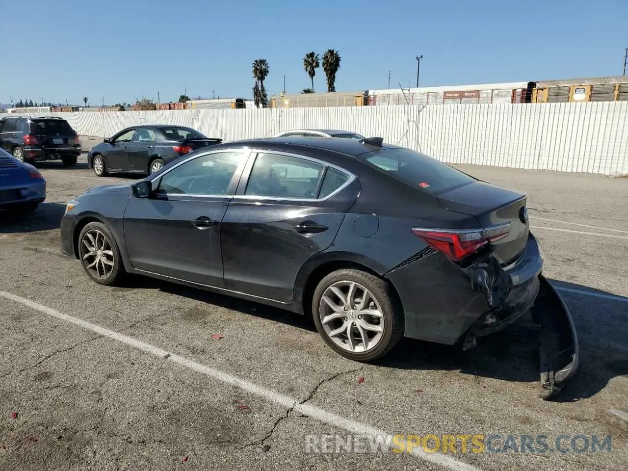 2 Фотография поврежденного автомобиля 19UDE2F37NA002511 ACURA ILX 2022