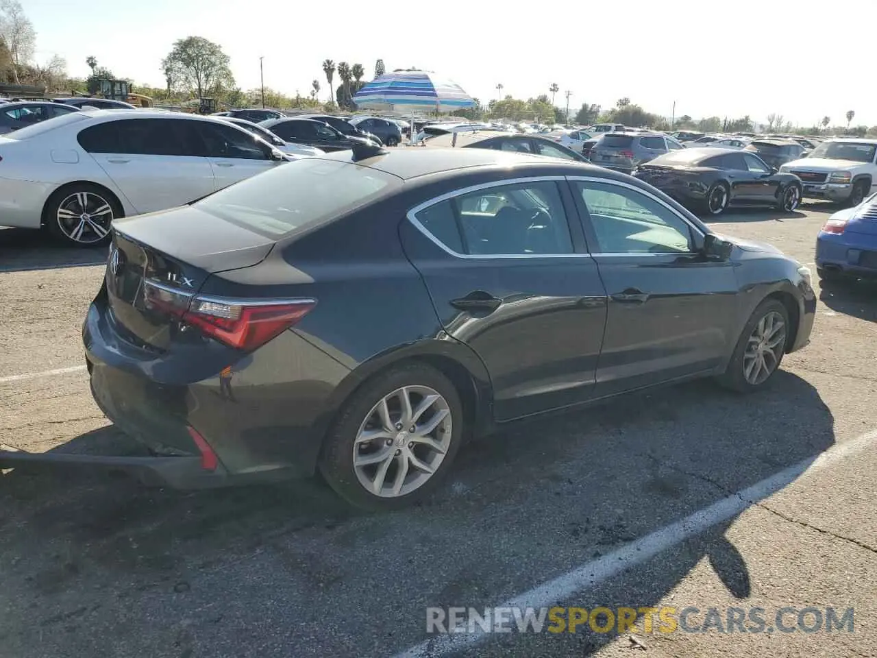 3 Фотография поврежденного автомобиля 19UDE2F37NA002511 ACURA ILX 2022