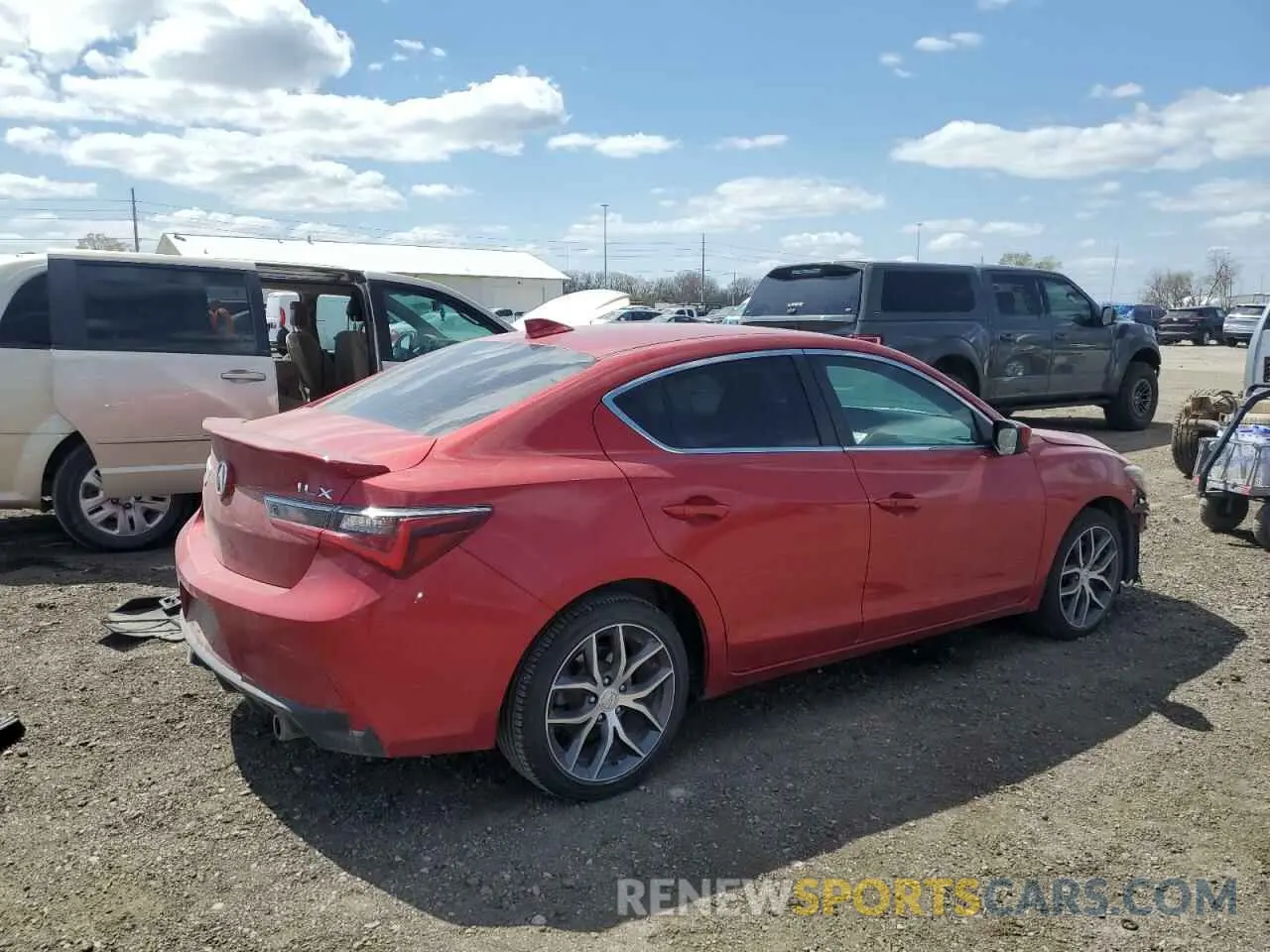 3 Photograph of a damaged car 19UDE2F71NA000899 ACURA ILX 2022