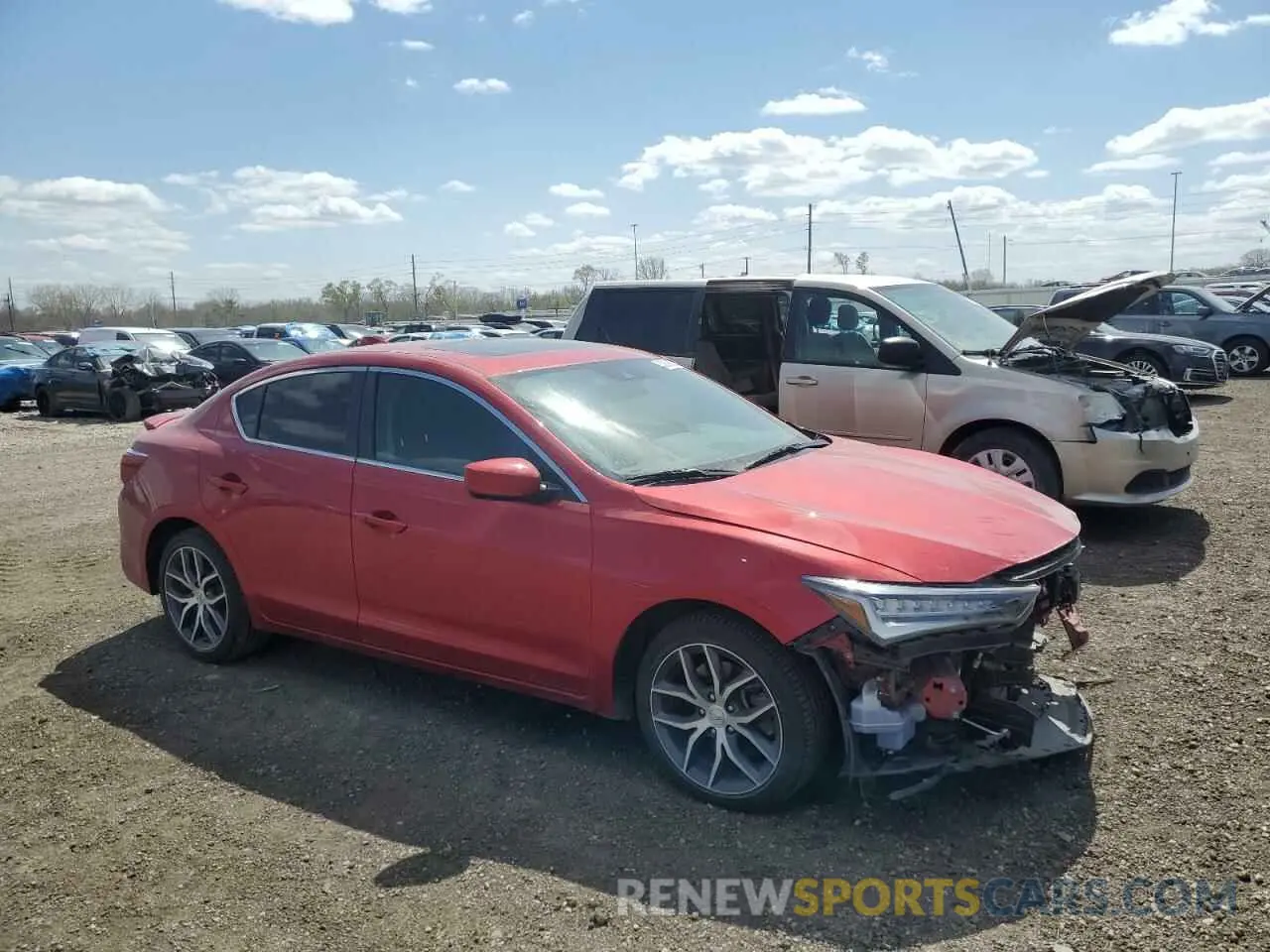 4 Photograph of a damaged car 19UDE2F71NA000899 ACURA ILX 2022