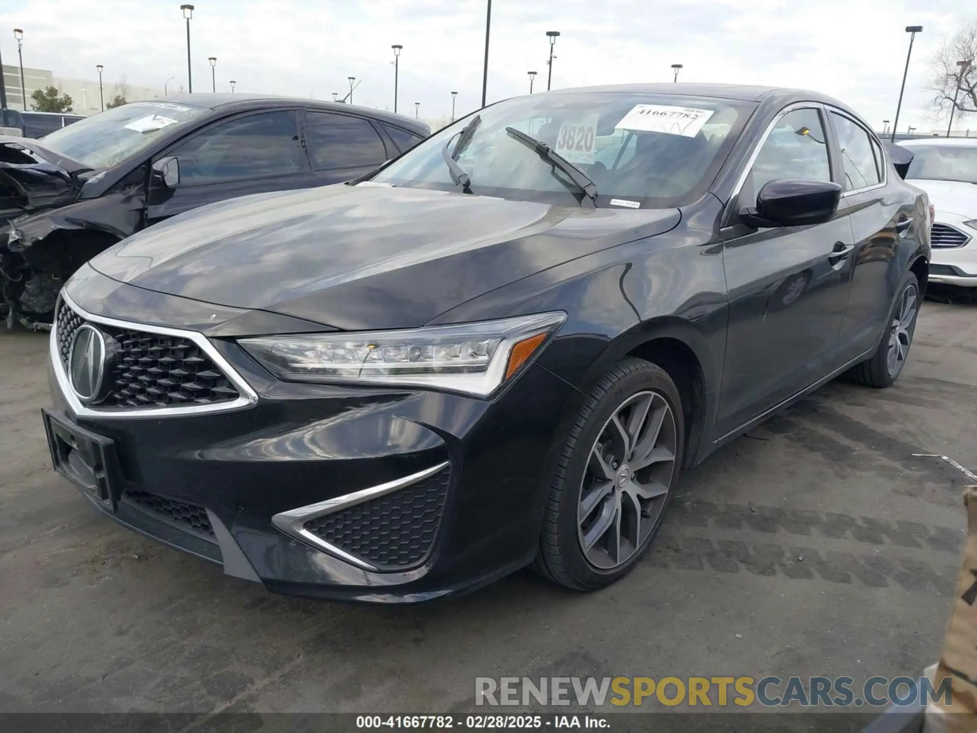 2 Photograph of a damaged car 19UDE2F72NA001365 ACURA ILX 2022
