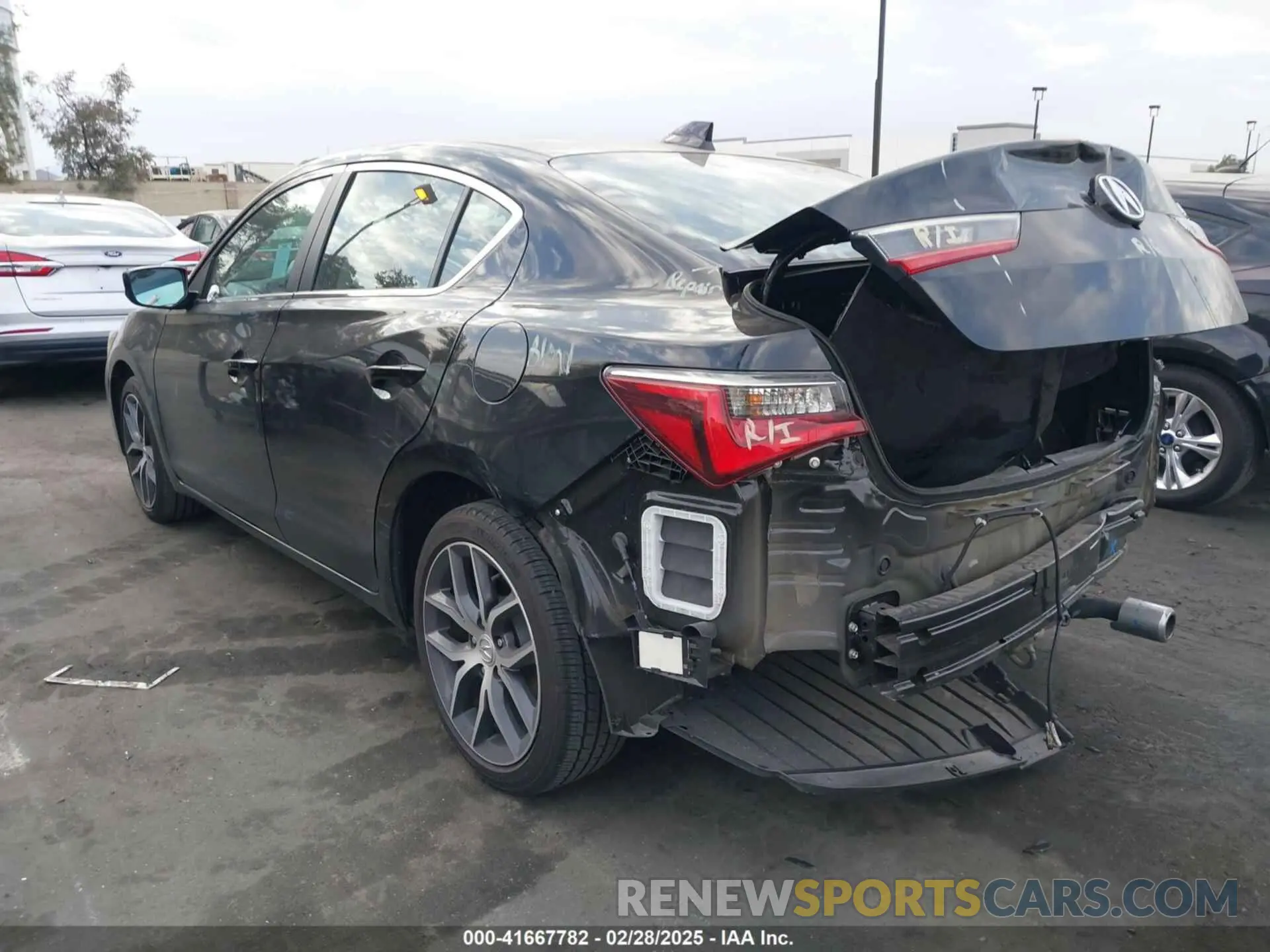 3 Photograph of a damaged car 19UDE2F72NA001365 ACURA ILX 2022
