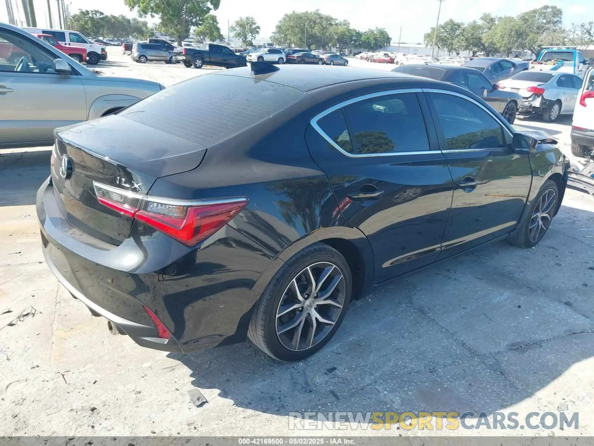 4 Фотография поврежденного автомобиля 19UDE2F74NA002307 ACURA ILX 2022