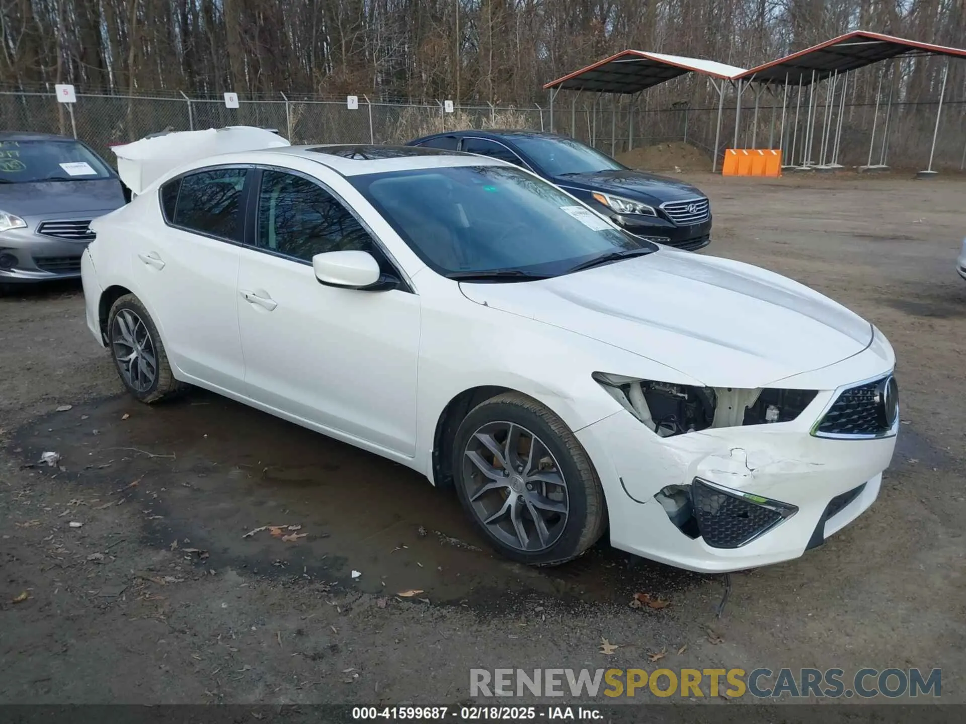 1 Photograph of a damaged car 19UDE2F76NA000154 ACURA ILX 2022