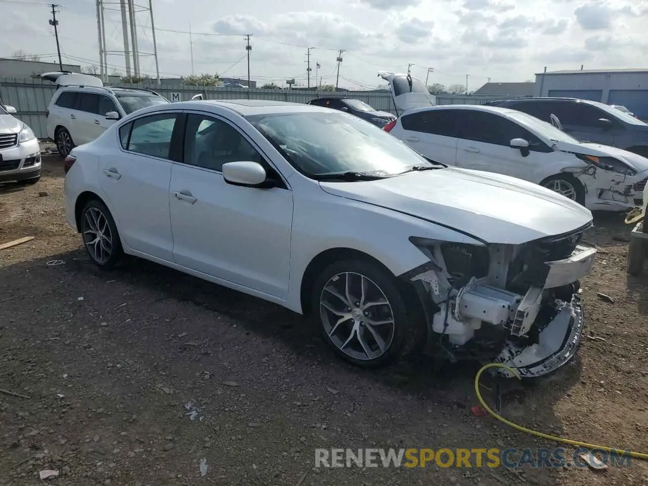 4 Photograph of a damaged car 19UDE2F79NA003002 ACURA ILX 2022