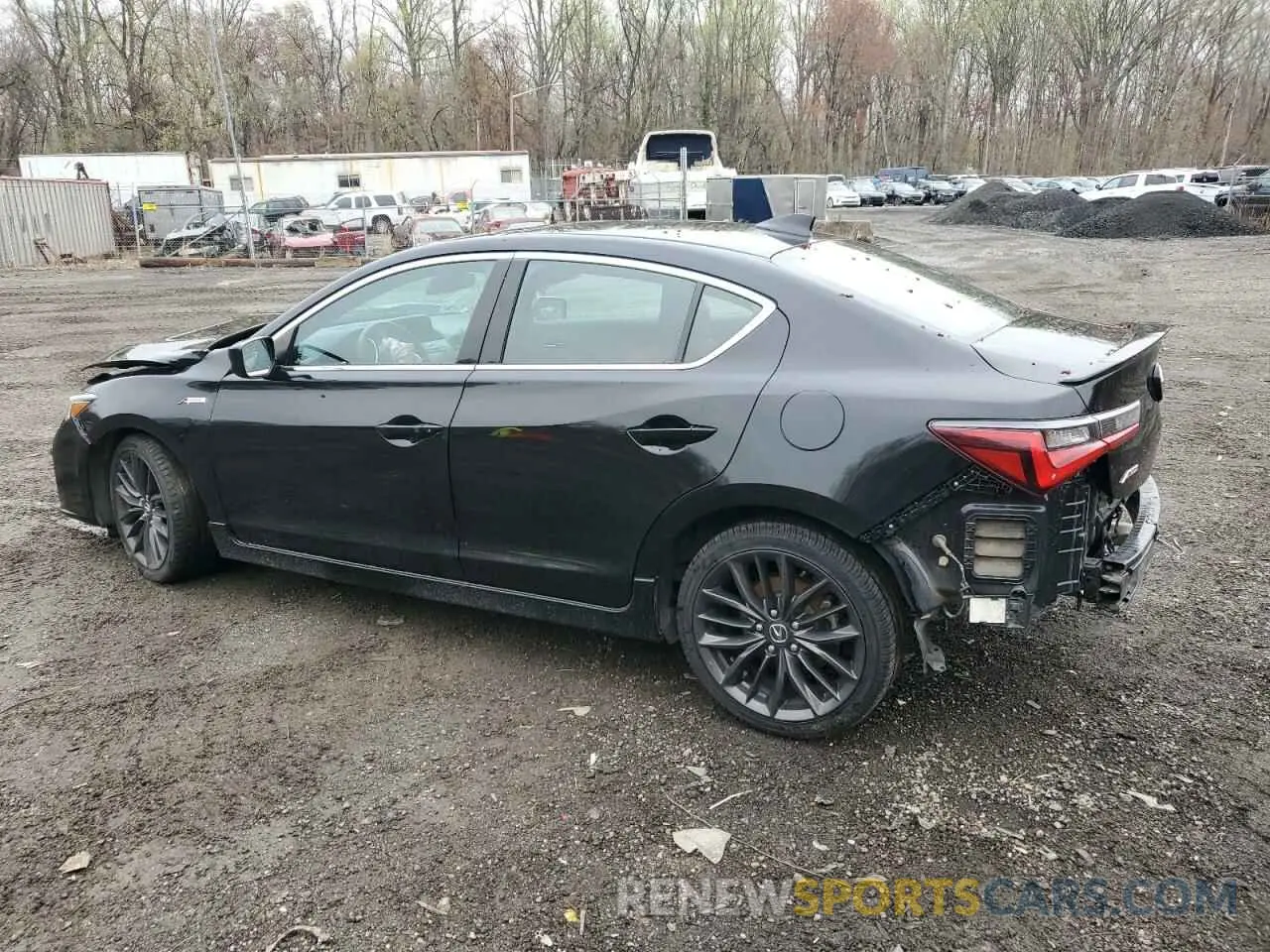 2 Photograph of a damaged car 19UDE2F80NA007870 ACURA ILX 2022