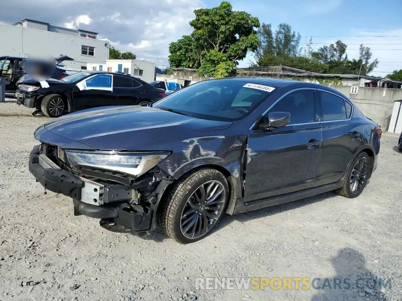 1 Фотография поврежденного автомобиля 19UDE2F81NA005836 ACURA ILX 2022