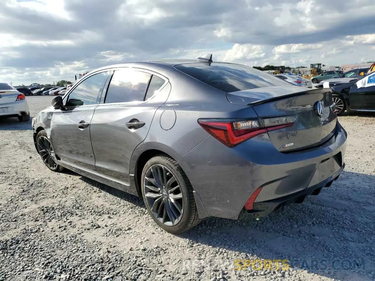 2 Фотография поврежденного автомобиля 19UDE2F81NA005836 ACURA ILX 2022