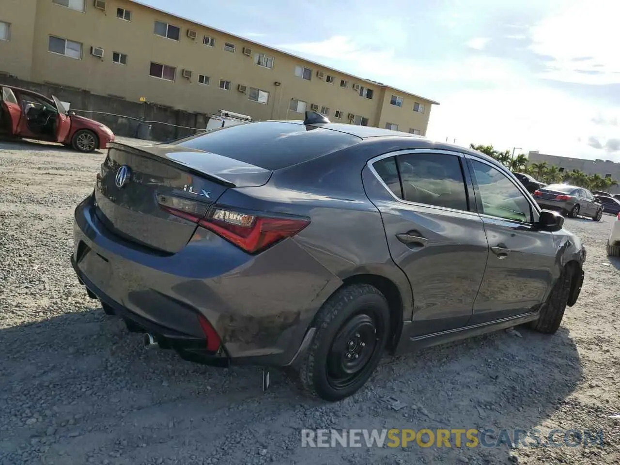 3 Фотография поврежденного автомобиля 19UDE2F81NA005836 ACURA ILX 2022