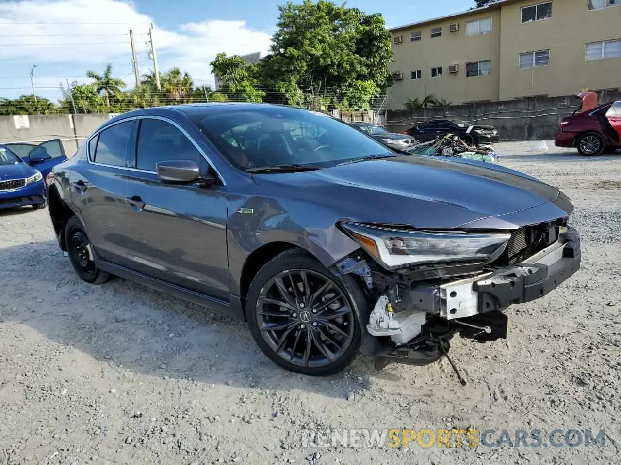 4 Фотография поврежденного автомобиля 19UDE2F81NA005836 ACURA ILX 2022
