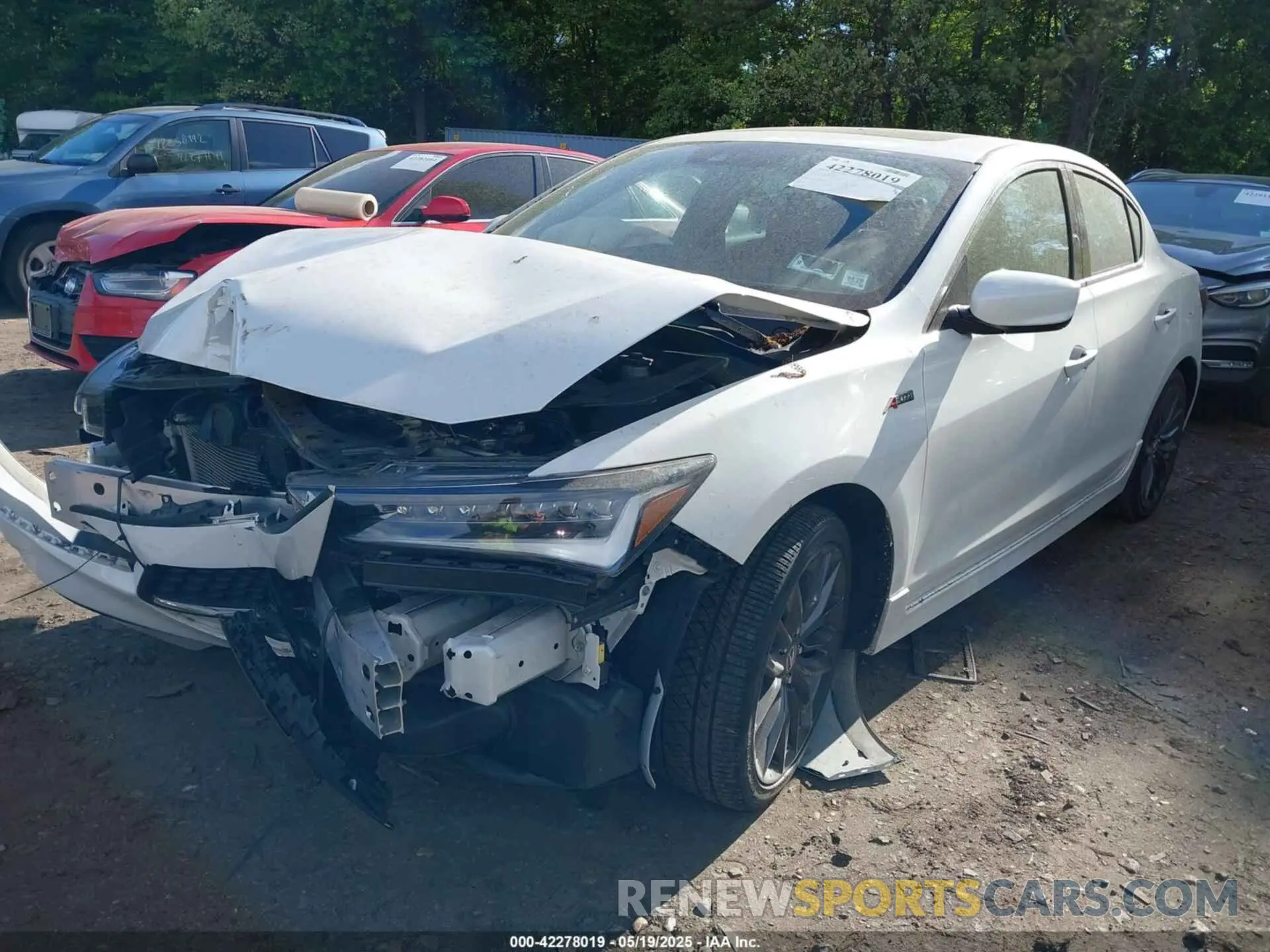 2 Photograph of a damaged car 19UDE2F82NA001049 ACURA ILX 2022
