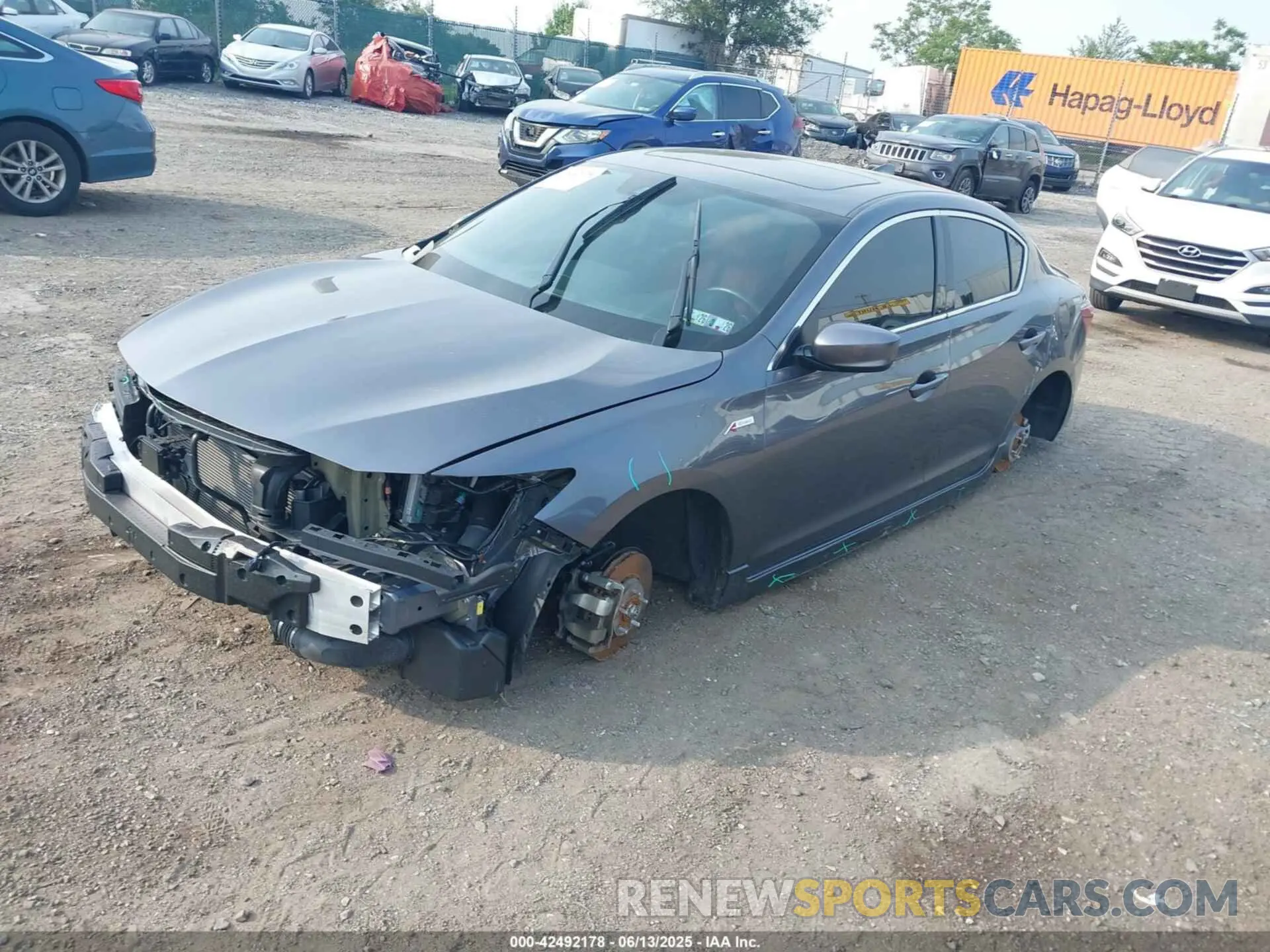 2 Фотография поврежденного автомобиля 19UDE2F82NA005909 ACURA ILX 2022