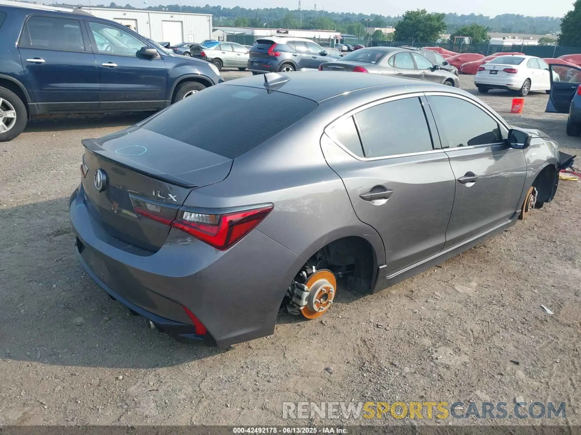 4 Фотография поврежденного автомобиля 19UDE2F82NA005909 ACURA ILX 2022