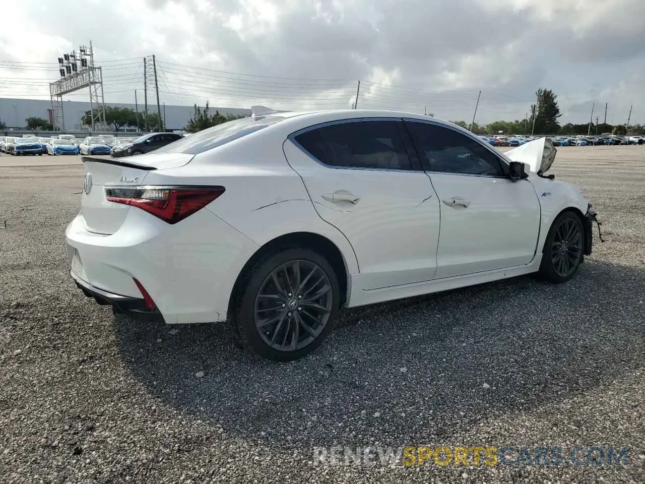3 Фотография поврежденного автомобиля 19UDE2F82NA008860 ACURA ILX 2022