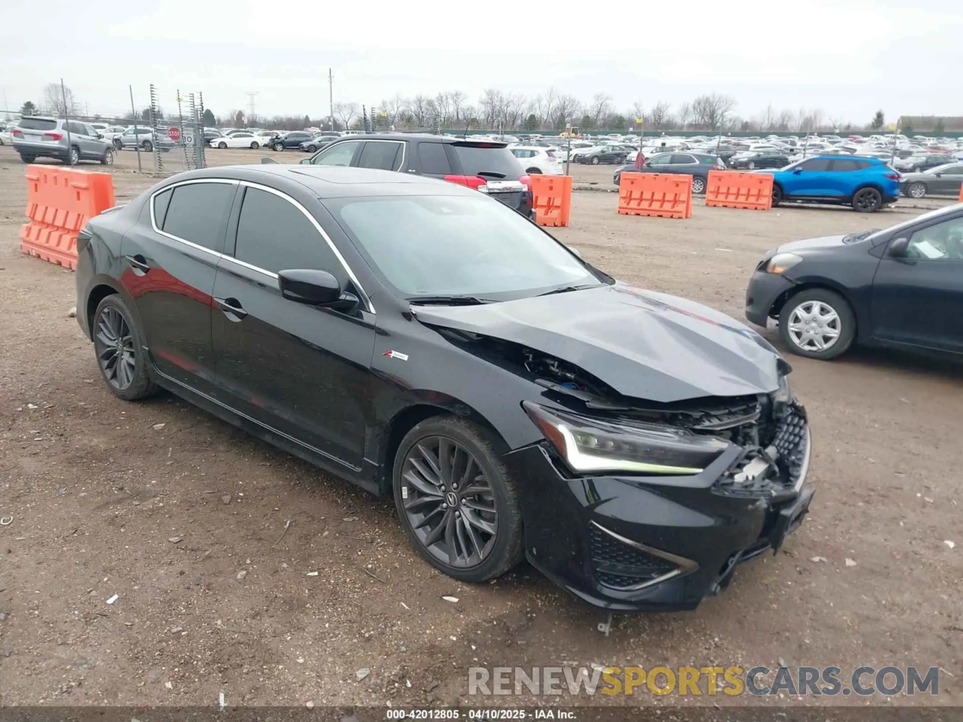 1 Фотография поврежденного автомобиля 19UDE2F83NA007359 ACURA ILX 2022