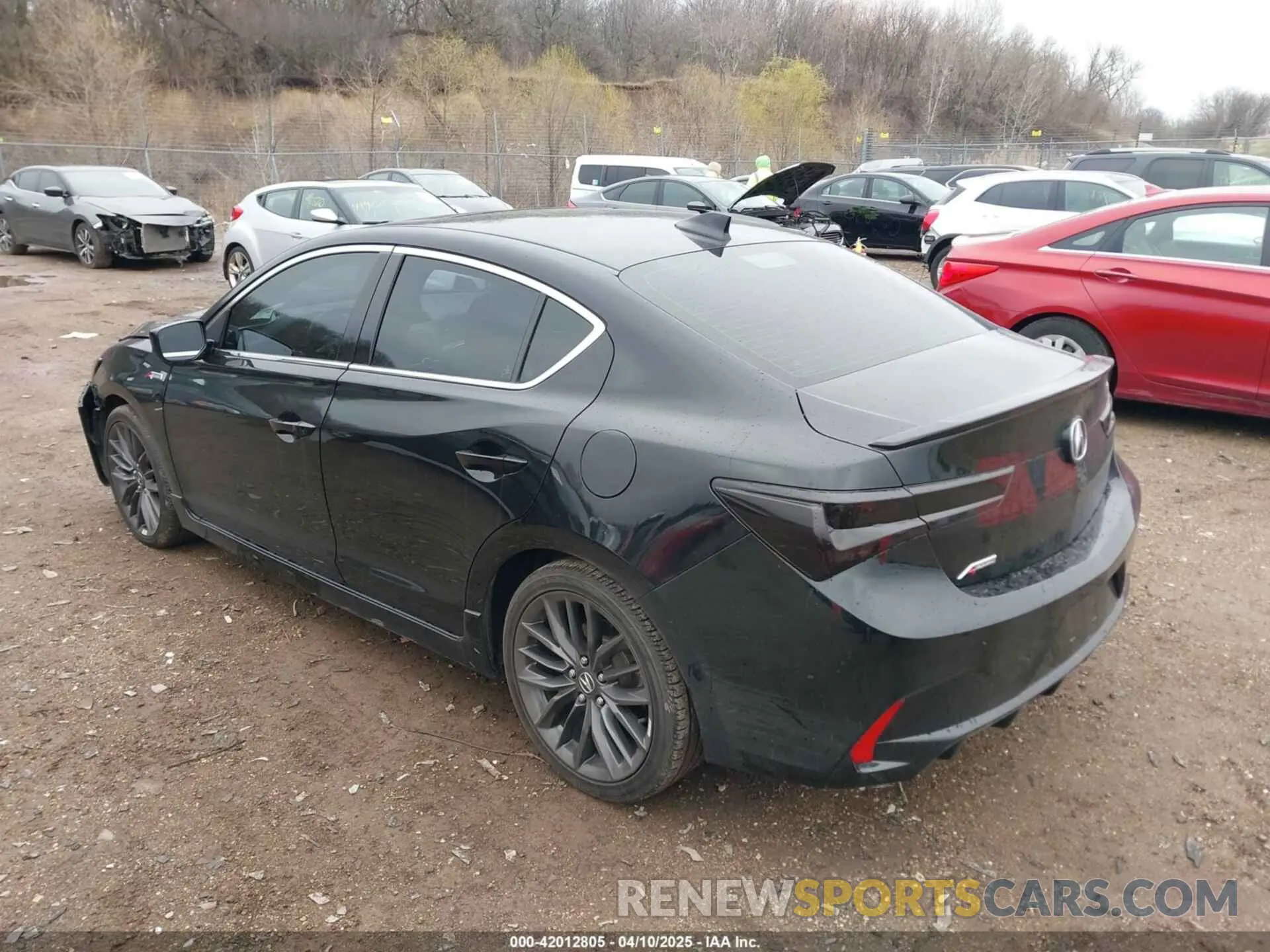 3 Фотография поврежденного автомобиля 19UDE2F83NA007359 ACURA ILX 2022