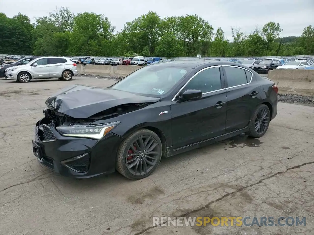 1 Photograph of a damaged car 19UDE2F84NA006009 ACURA ILX 2022