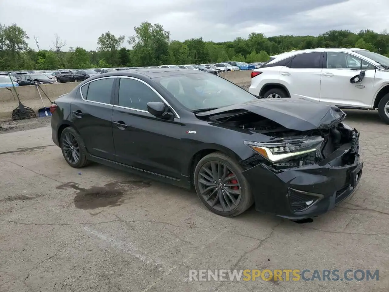 4 Photograph of a damaged car 19UDE2F84NA006009 ACURA ILX 2022