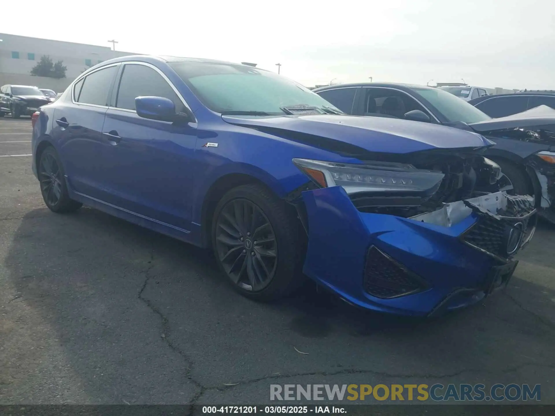 1 Фотография поврежденного автомобиля 19UDE2F85NA002874 ACURA ILX 2022