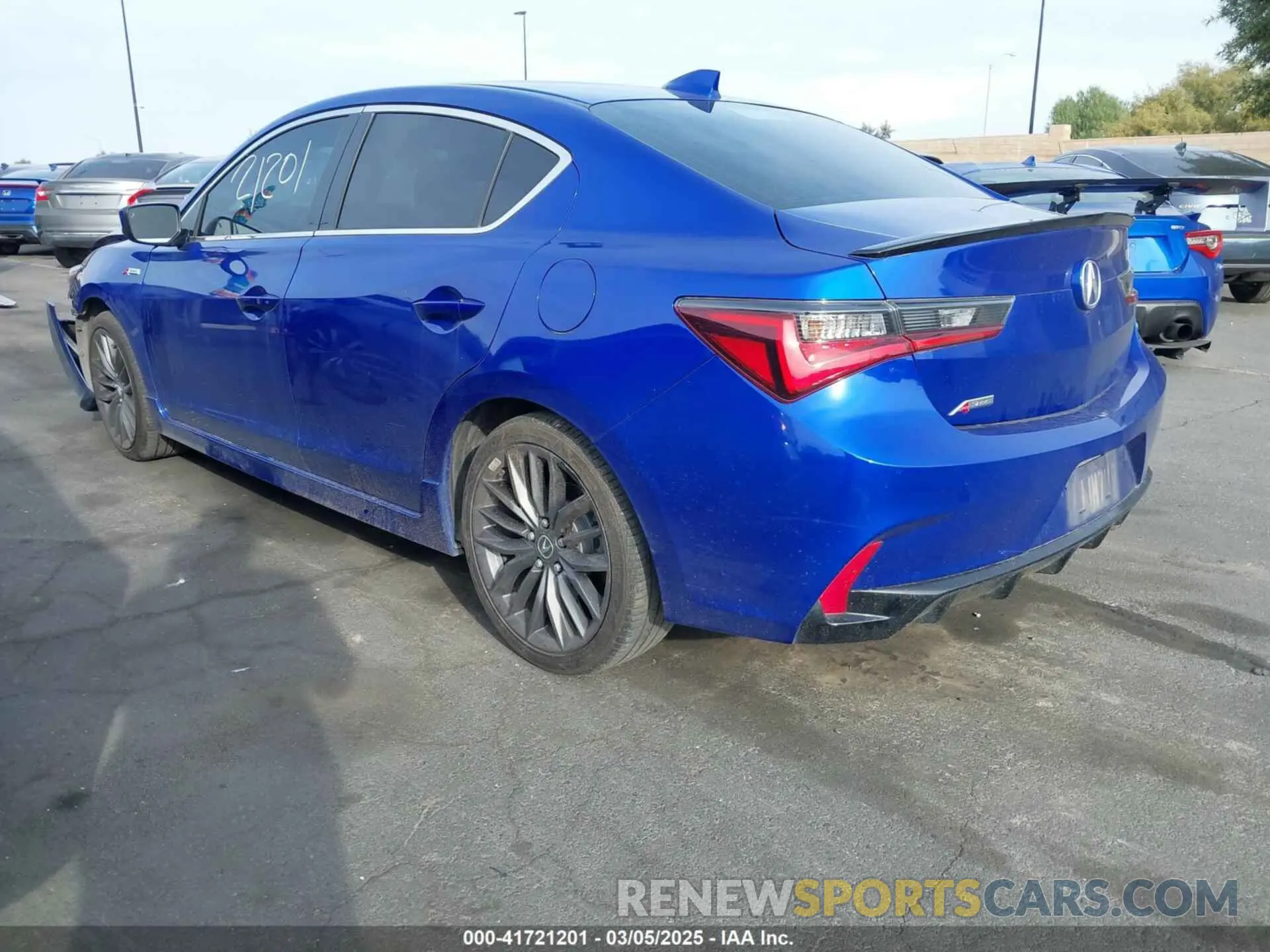 3 Фотография поврежденного автомобиля 19UDE2F85NA002874 ACURA ILX 2022