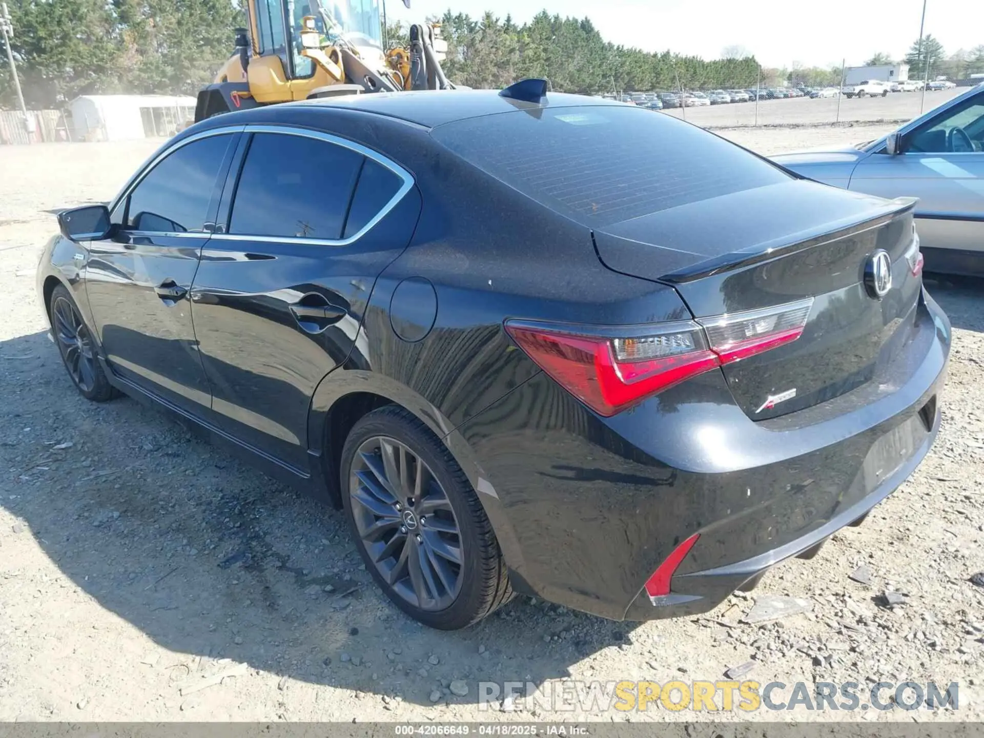 3 Фотография поврежденного автомобиля 19UDE2F85NA007086 ACURA ILX 2022