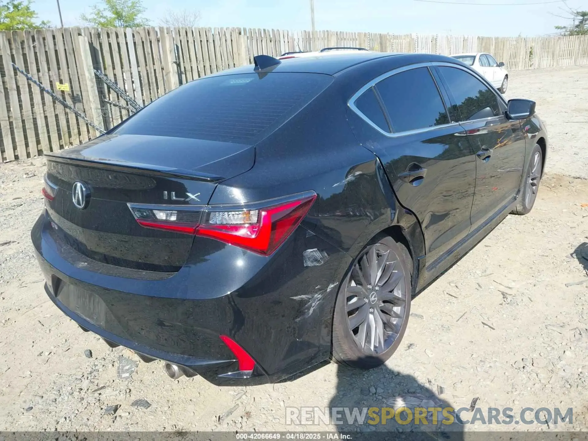4 Фотография поврежденного автомобиля 19UDE2F85NA007086 ACURA ILX 2022