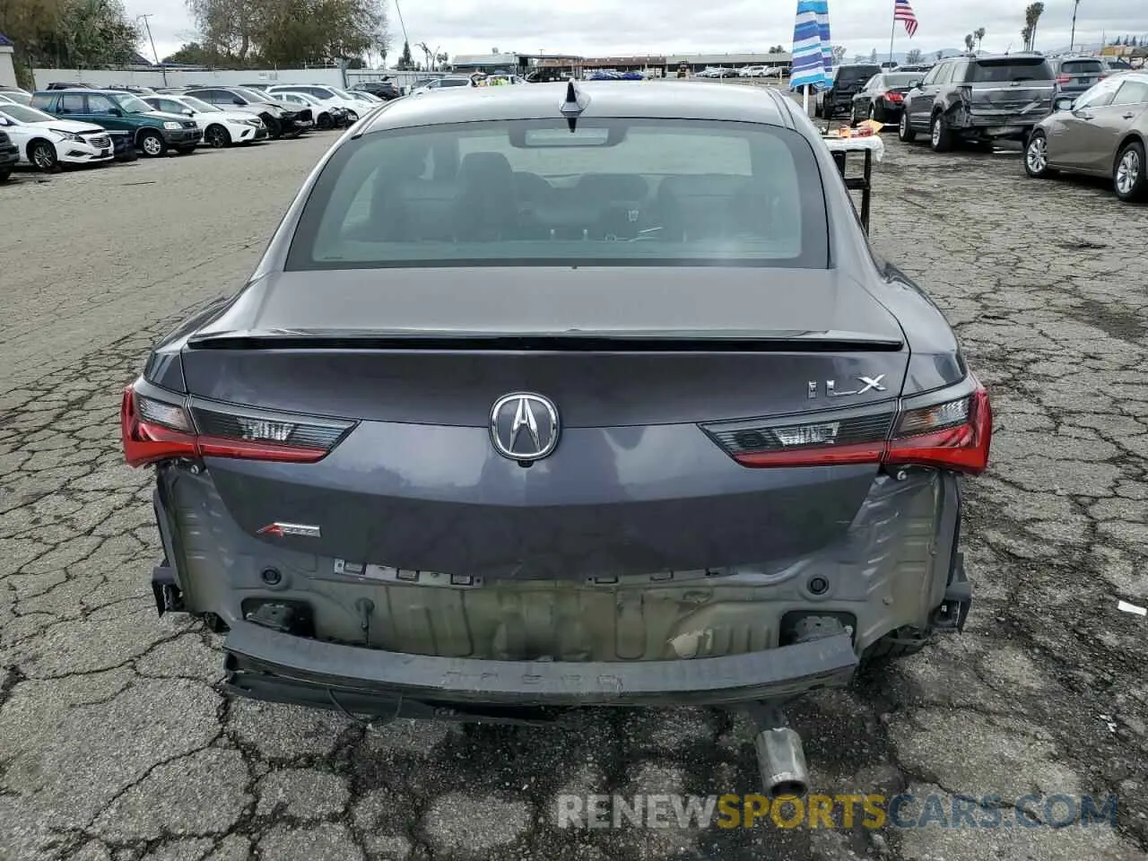 6 Фотография поврежденного автомобиля 19UDE2F89NA002909 ACURA ILX 2022