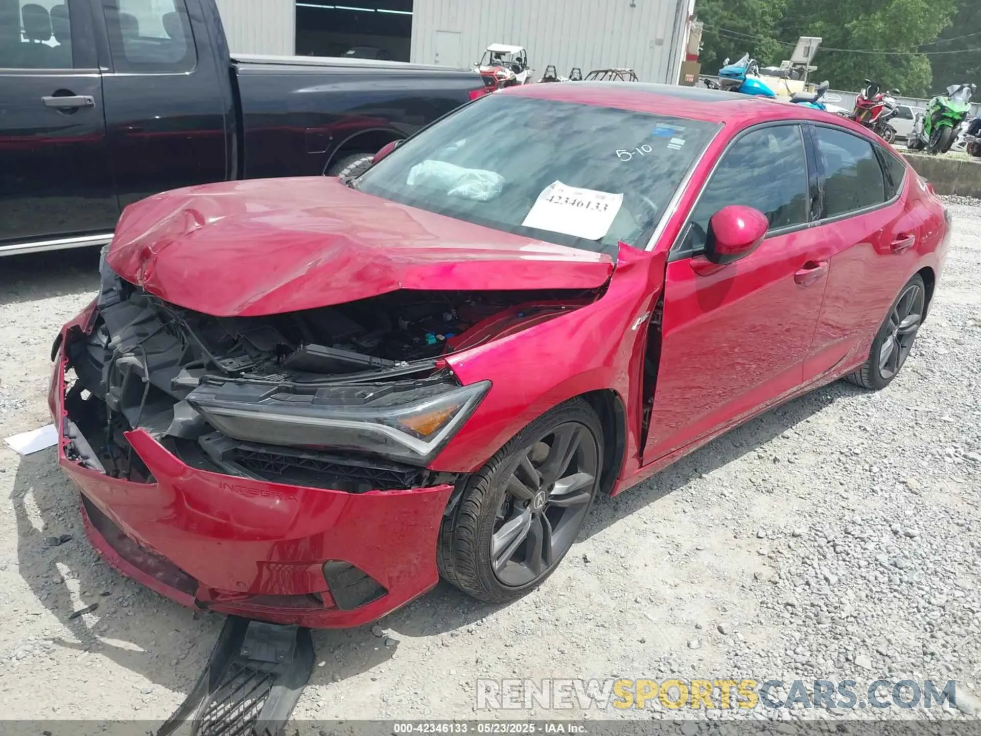 2 Фотография поврежденного автомобиля 19UDE4G70PA011308 ACURA INTEGRA 2023