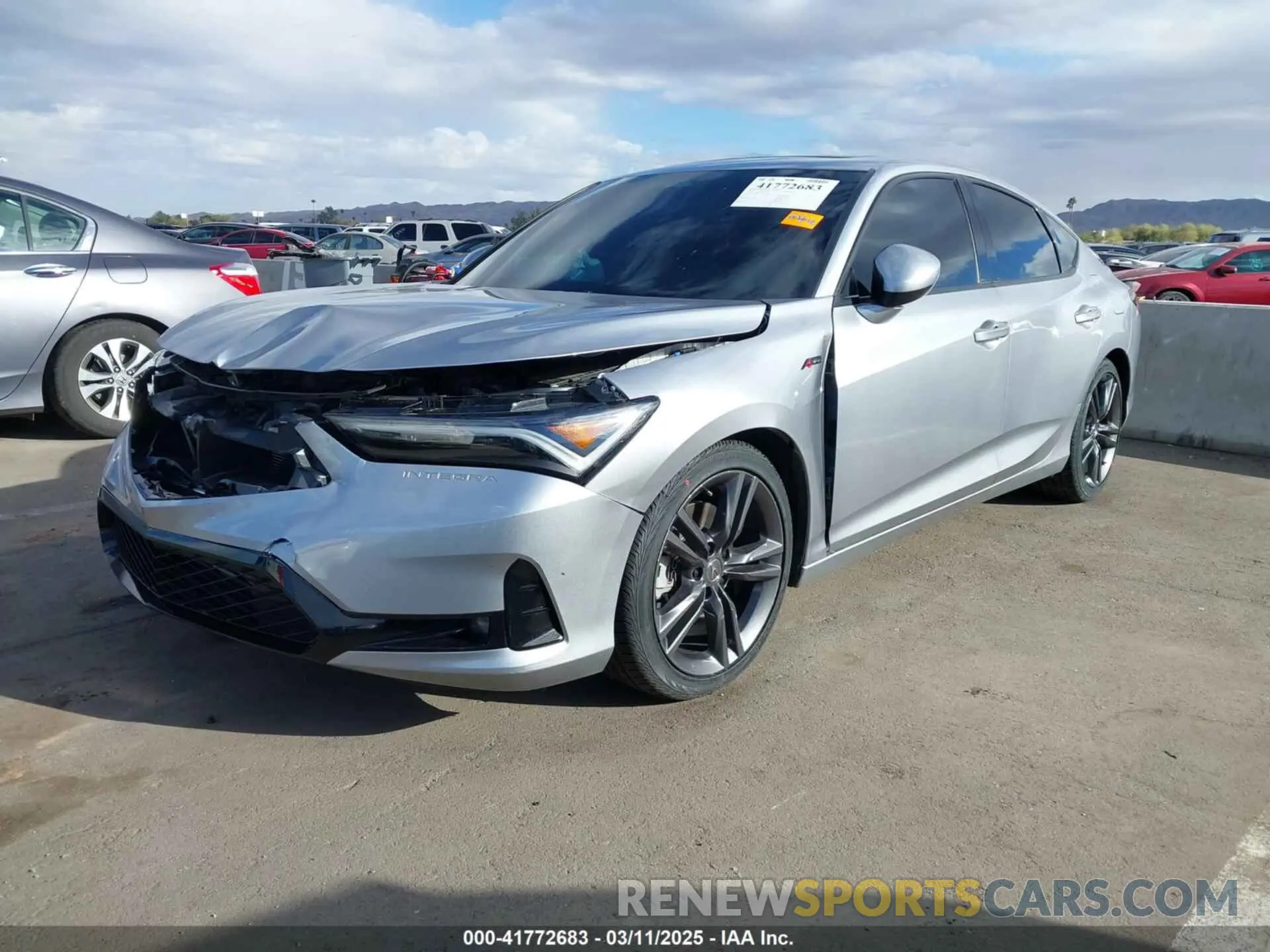 2 Photograph of a damaged car 19UDE4H30PA024622 ACURA INTEGRA 2023