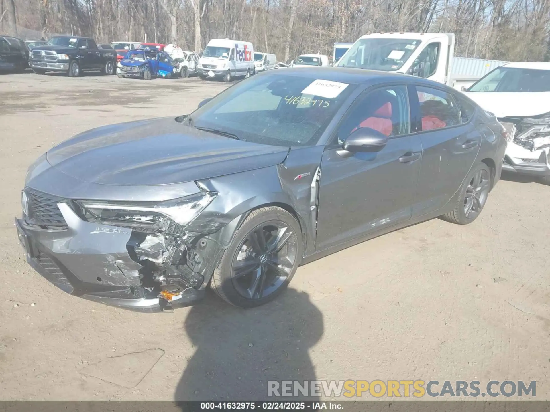 2 Photograph of a damaged car 19UDE4H66PA017992 ACURA INTEGRA 2023