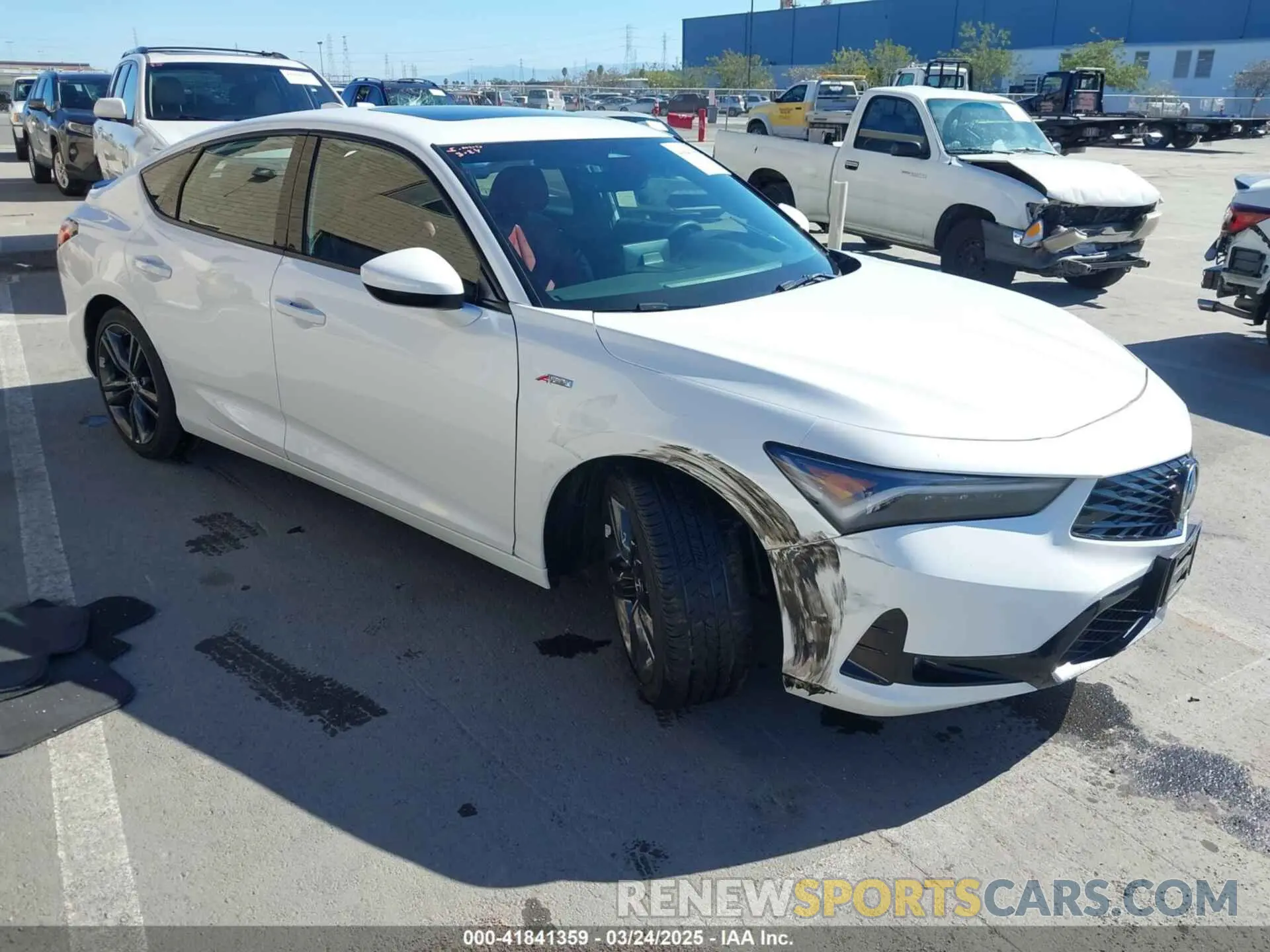 1 Photograph of a damaged car 19UDE4H30RA015681 ACURA INTEGRA 2024