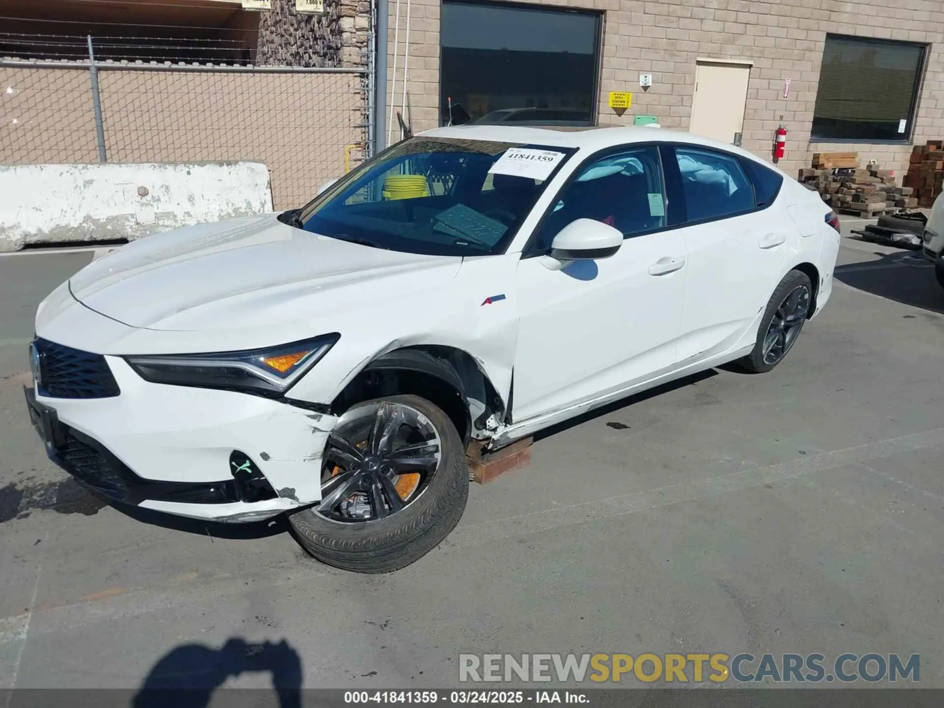 2 Photograph of a damaged car 19UDE4H30RA015681 ACURA INTEGRA 2024