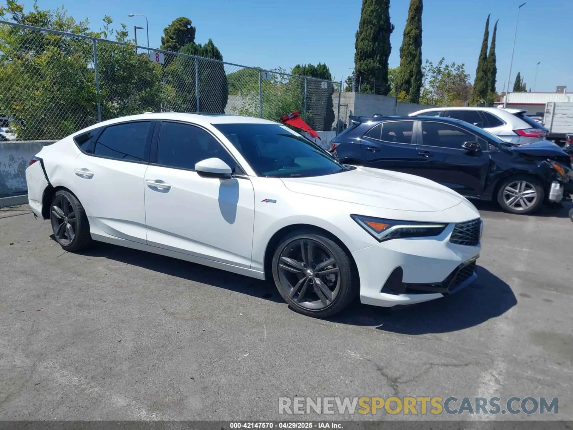 1 Photograph of a damaged car 19UDE4H37RA017282 ACURA INTEGRA 2024
