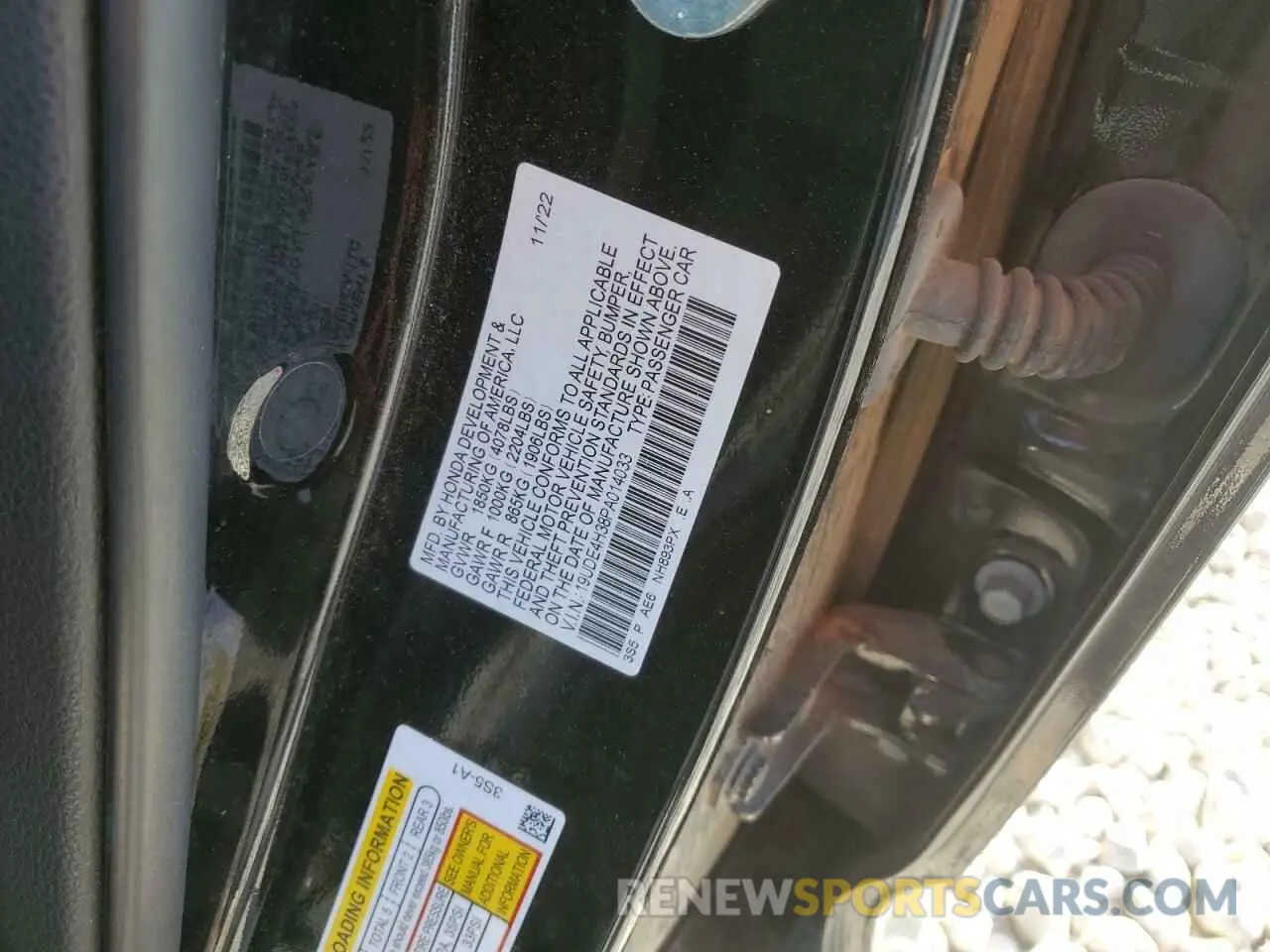 12 Photograph of a damaged car 19UDE4H38PA014033 ACURA INTEGRA A- 2023