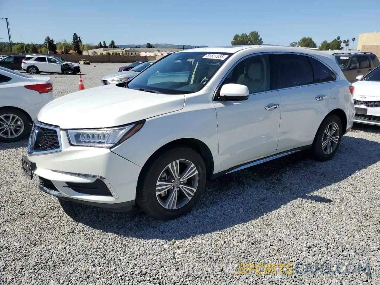 1 Фотография поврежденного автомобиля 5J8YD3H32KL009499 ACURA MDX 2019