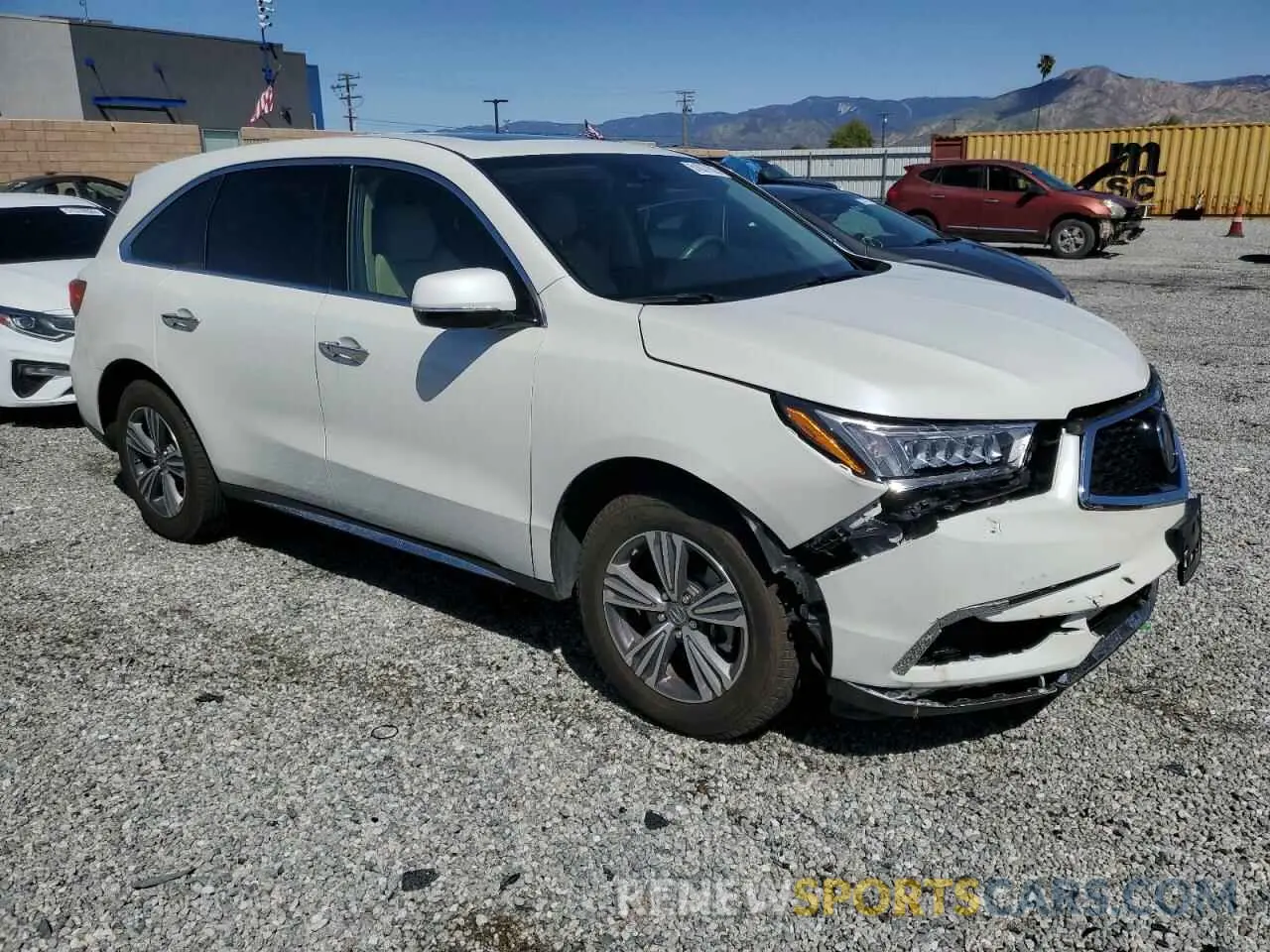 4 Фотография поврежденного автомобиля 5J8YD3H32KL009499 ACURA MDX 2019