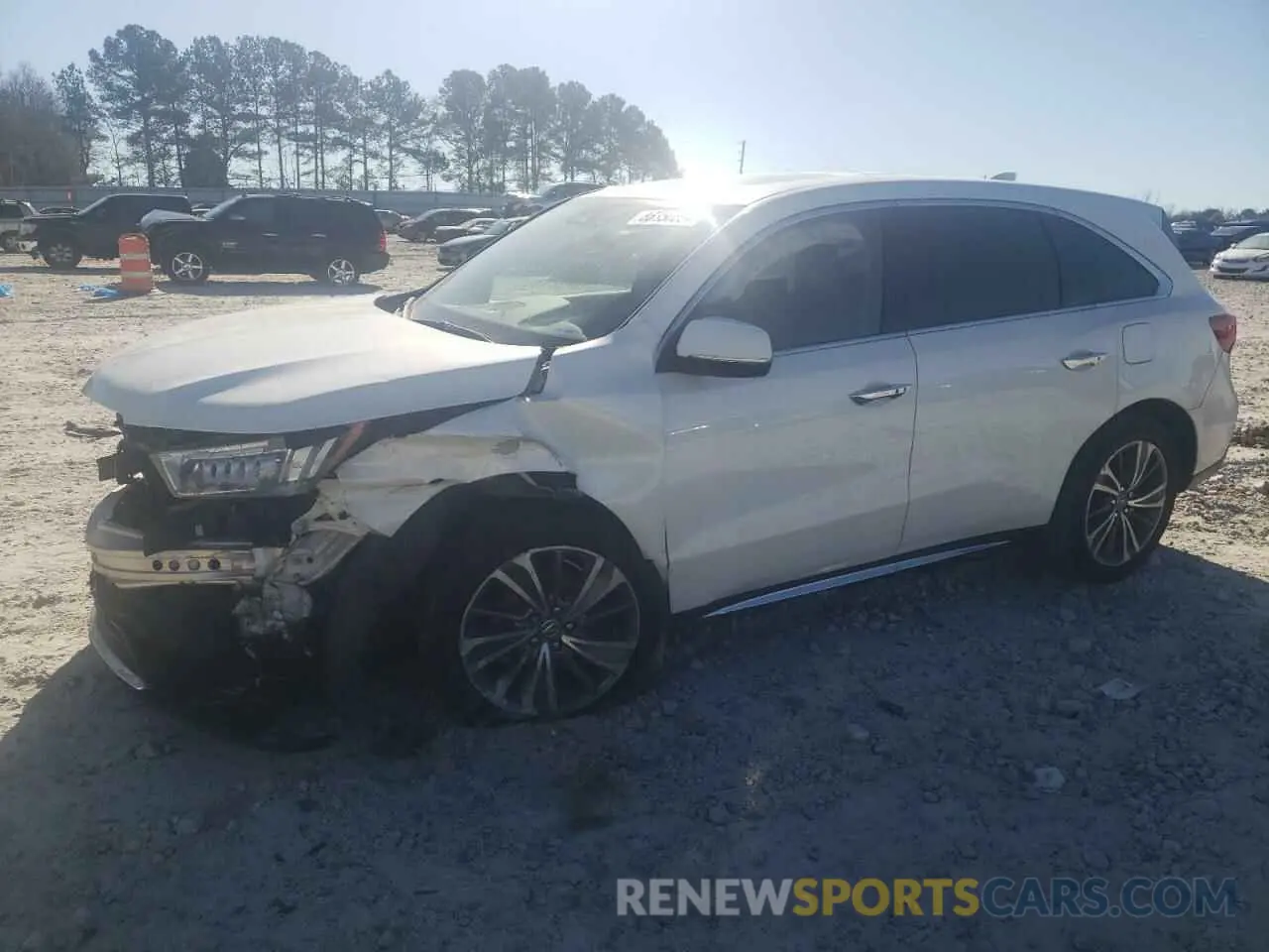1 Photograph of a damaged car 5J8YD3H53KL007200 ACURA MDX 2019