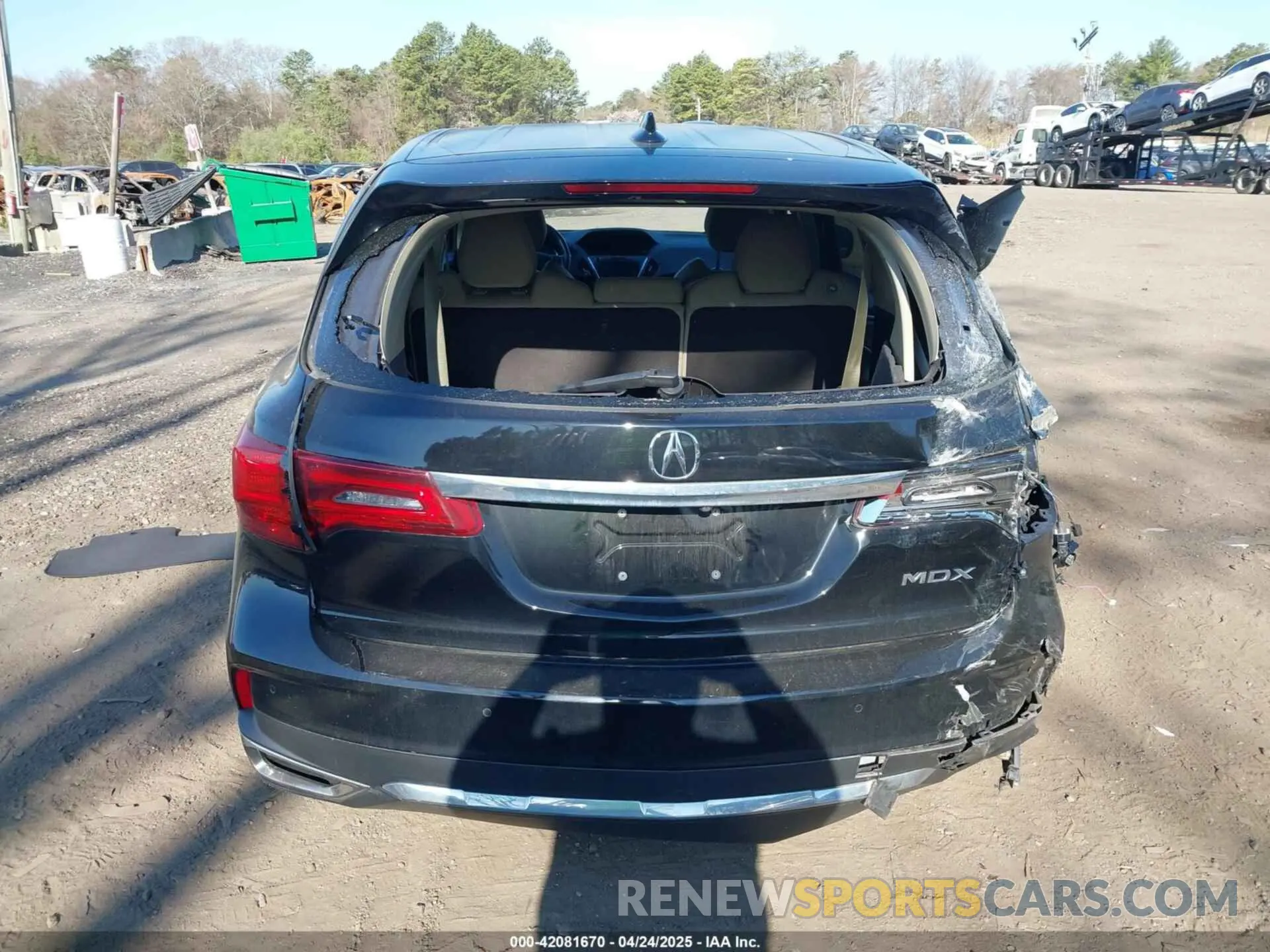 16 Photograph of a damaged car 5J8YD3H58KL012747 ACURA MDX 2019