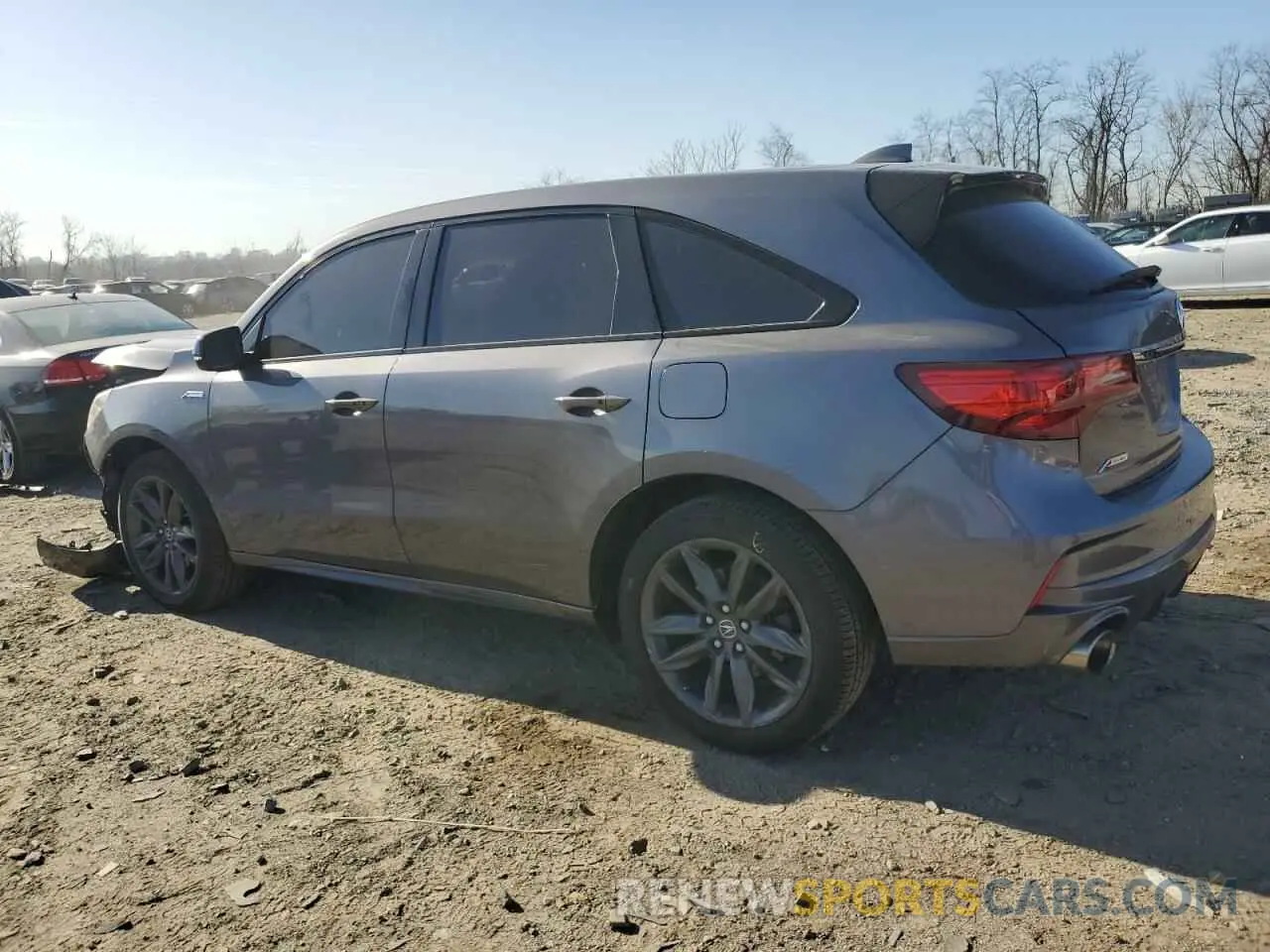2 Photograph of a damaged car 5J8YD4H00KL016897 ACURA MDX 2019