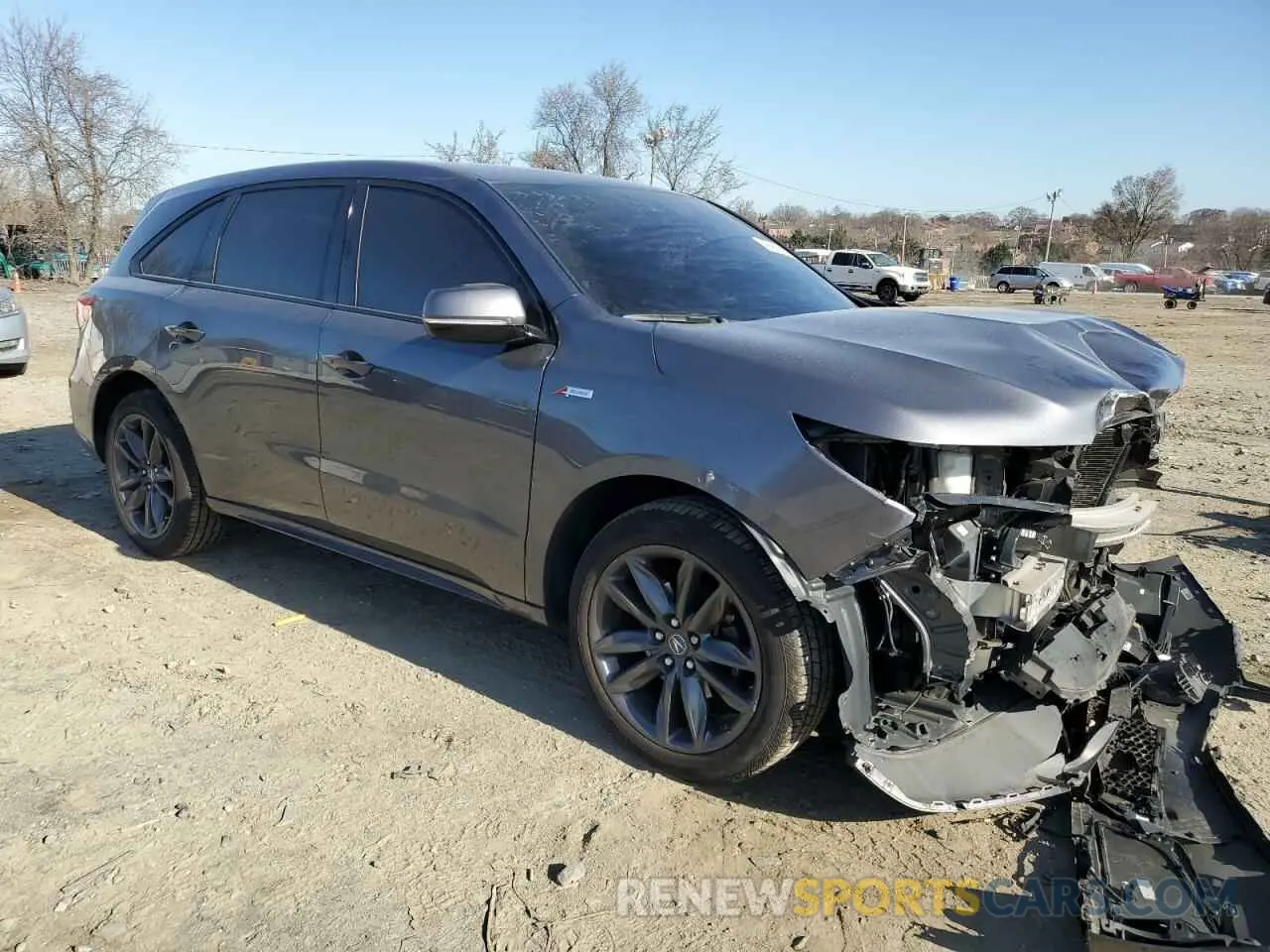 4 Photograph of a damaged car 5J8YD4H00KL016897 ACURA MDX 2019