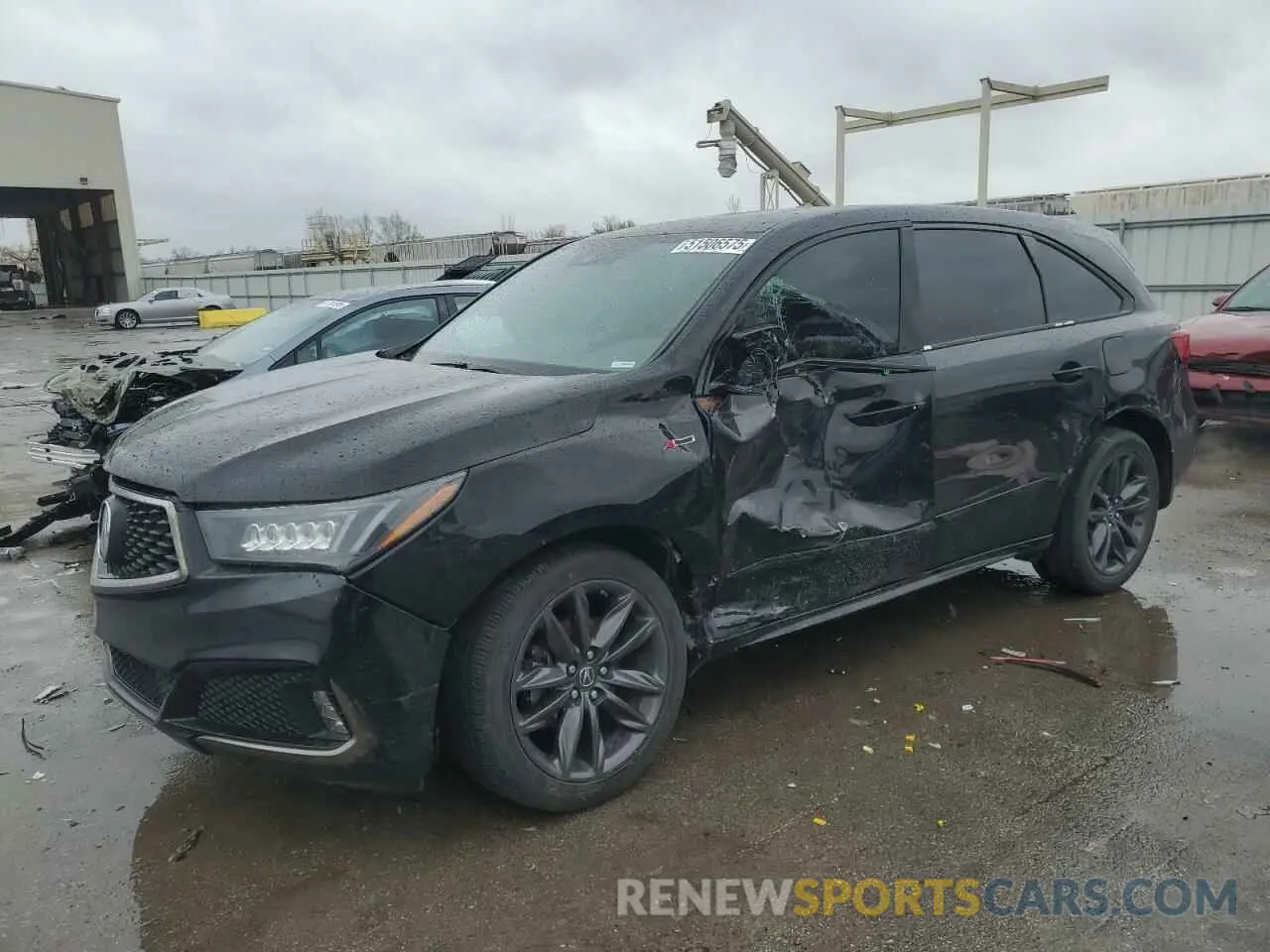 1 Фотография поврежденного автомобиля 5J8YD4H0XKL008399 ACURA MDX 2019