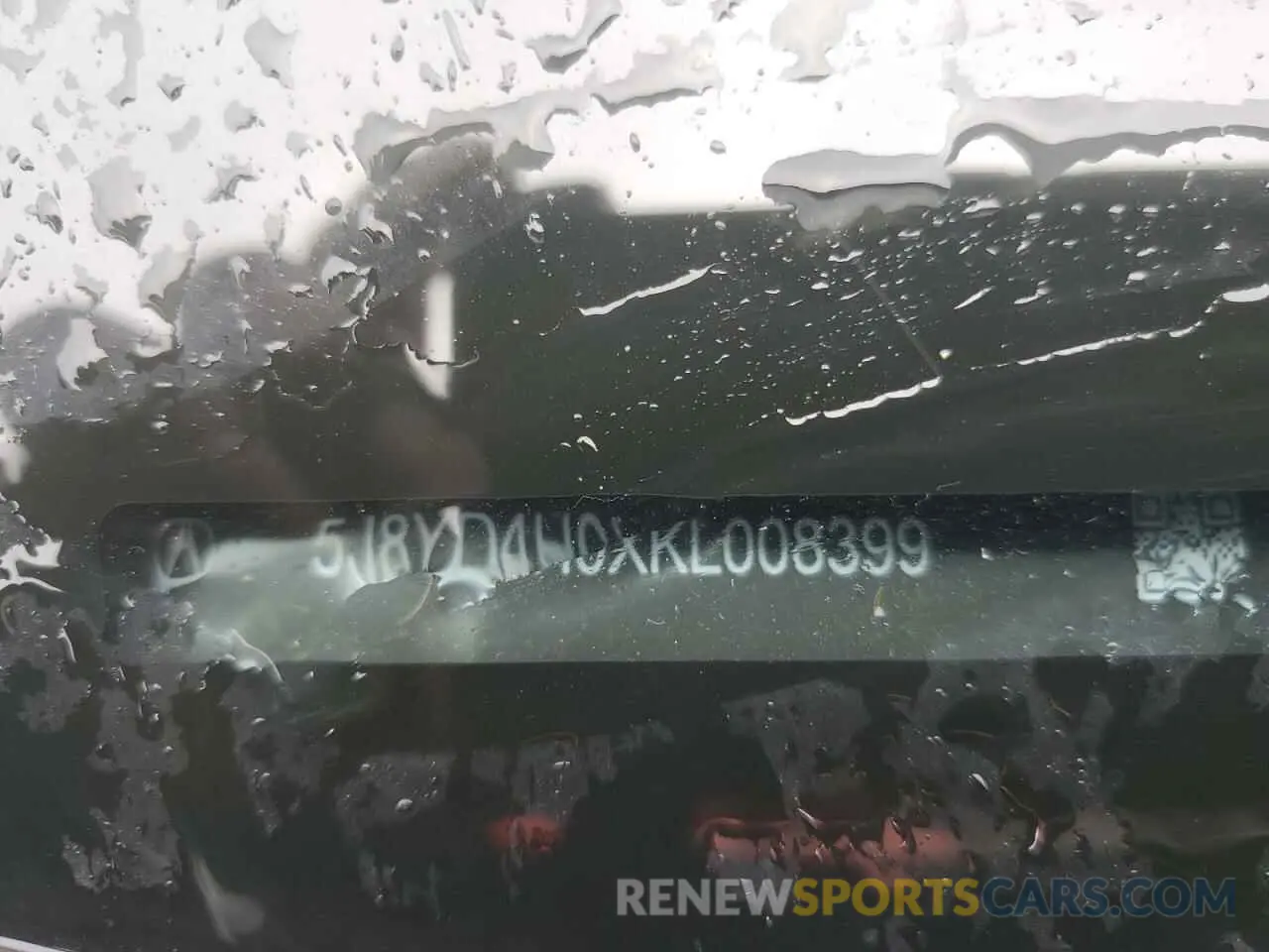 16 Фотография поврежденного автомобиля 5J8YD4H0XKL008399 ACURA MDX 2019
