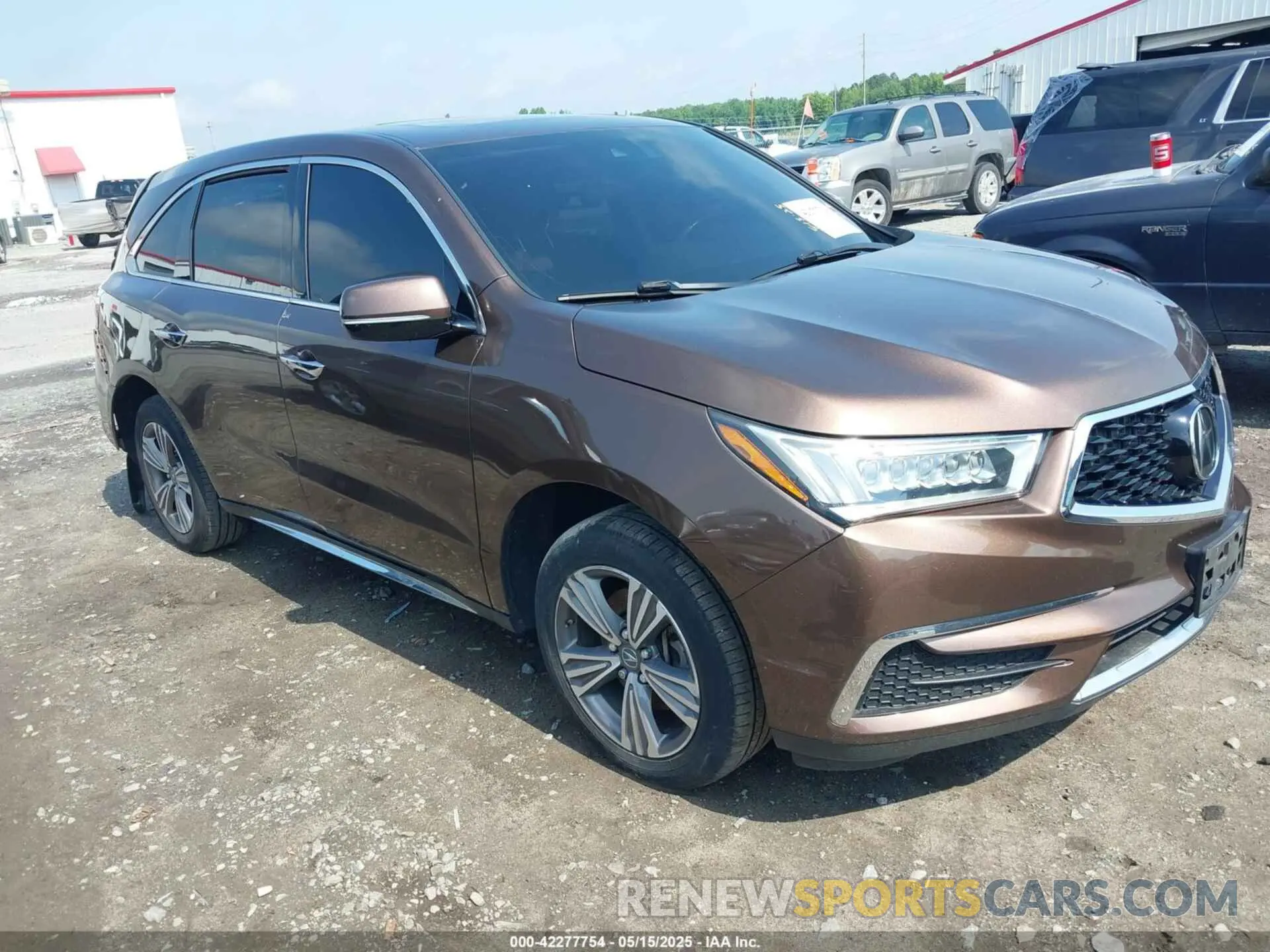 1 Photograph of a damaged car 5J8YD4H32KL028592 ACURA MDX 2019
