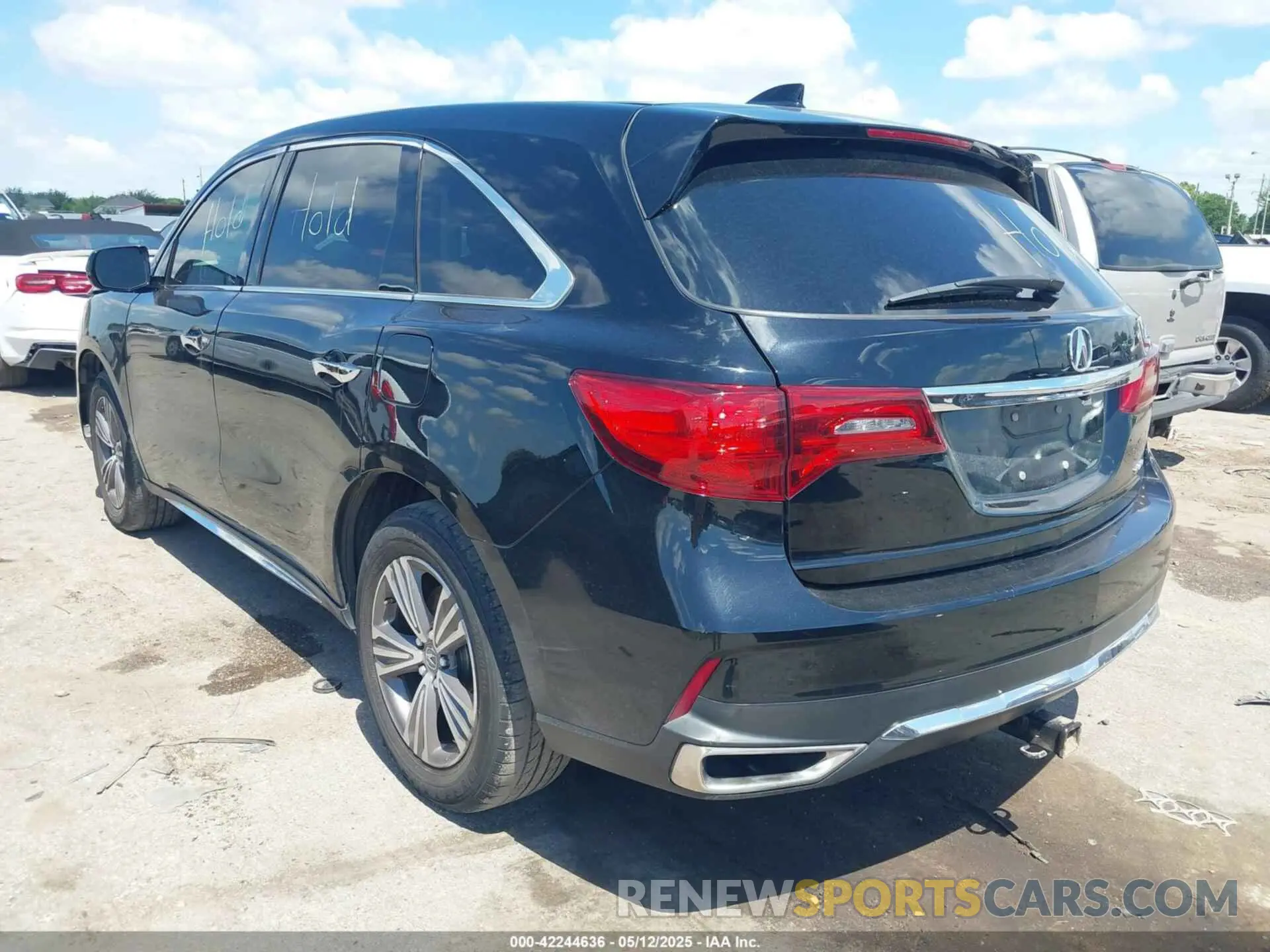 3 Photograph of a damaged car 5J8YD4H33KL036278 ACURA MDX 2019