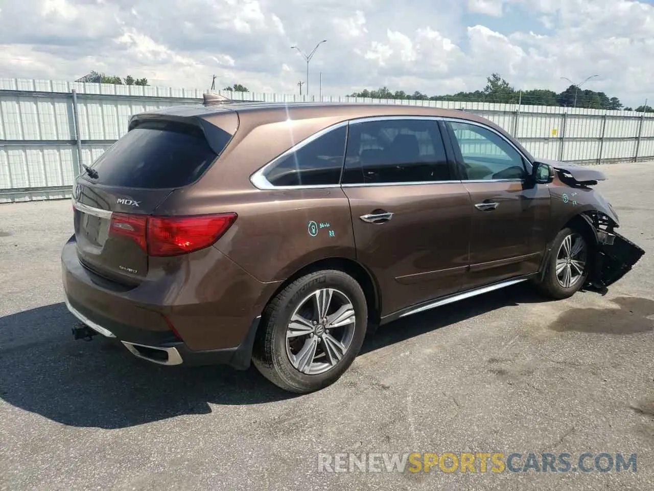 3 Photograph of a damaged car 5J8YD4H38KL002109 ACURA MDX 2019