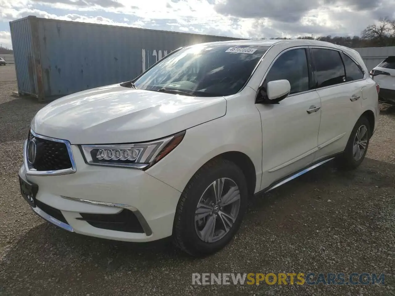 1 Photograph of a damaged car 5J8YD4H39KL018108 ACURA MDX 2019