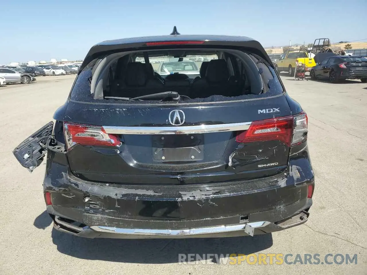 6 Photograph of a damaged car 5J8YD4H39KL025382 ACURA MDX 2019