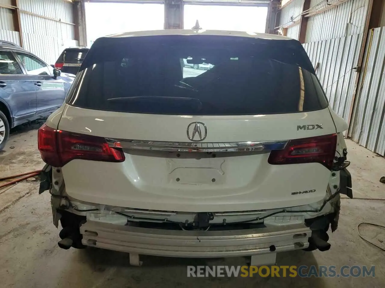 6 Photograph of a damaged car 5J8YD4H50KL016670 ACURA MDX 2019