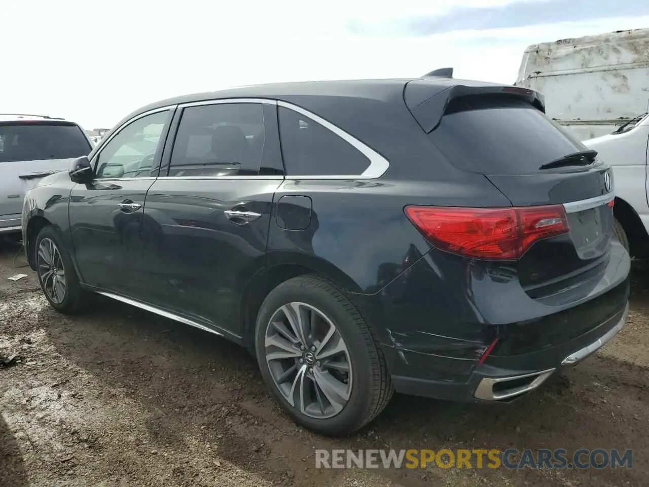 2 Photograph of a damaged car 5J8YD4H57KL033577 ACURA MDX 2019