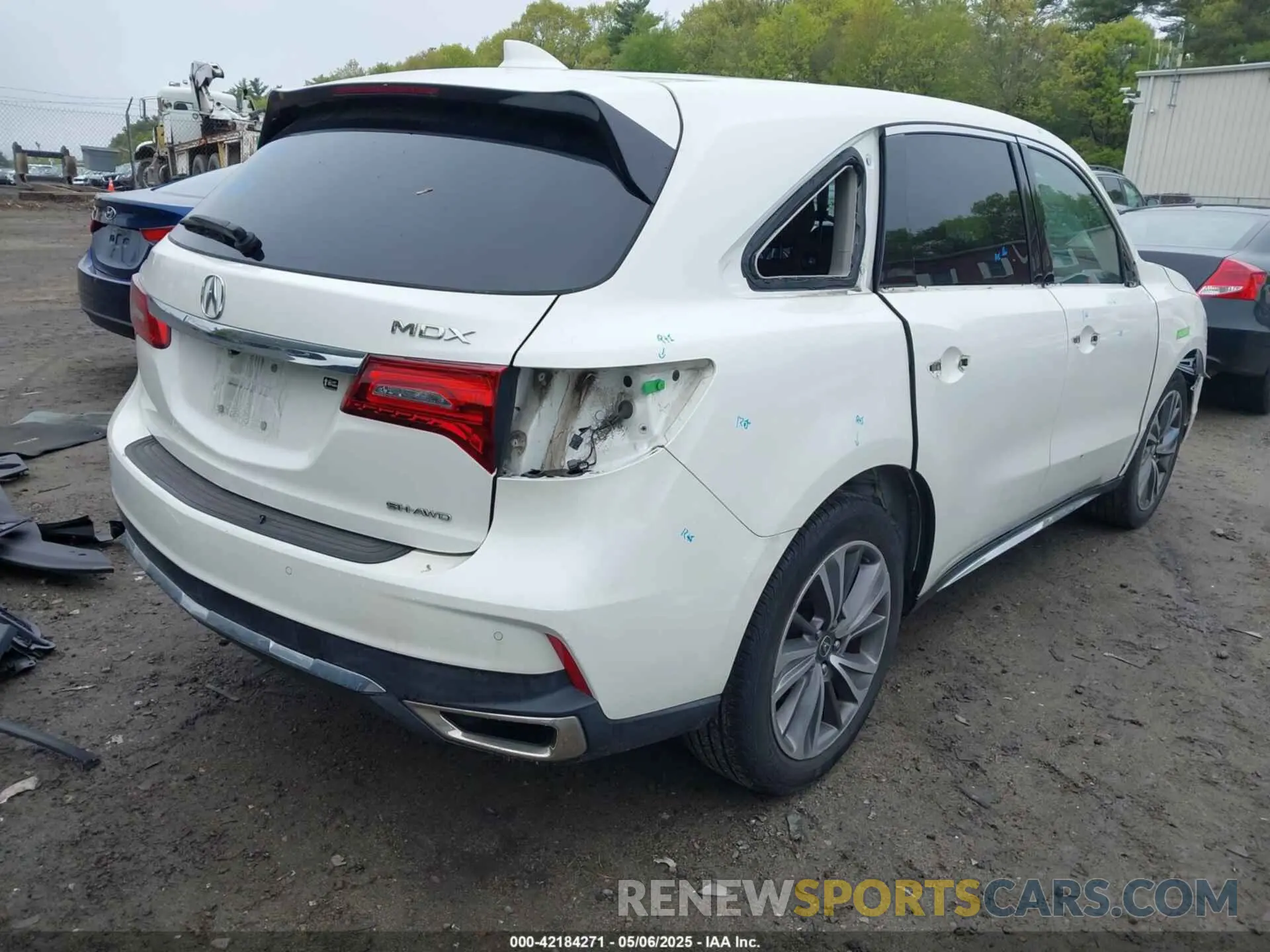 4 Фотография поврежденного автомобиля 5J8YD4H5XKL020502 ACURA MDX 2019